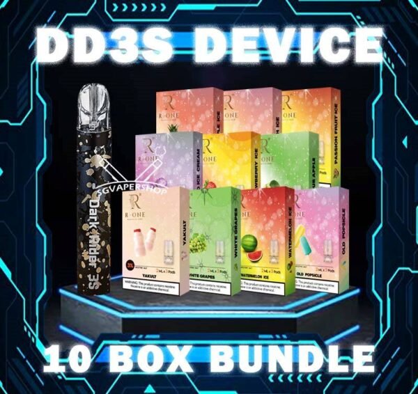 DD3S DEVICE BUNDLE 190 DARK RIDER SG VAPER SHOP