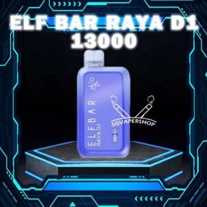 ELF BAR RAYA D1 13000 DISPOSABLE Introduce the ELF BAR RAYA D1,  a premium disposable pod equipped with mesh coil technology, boasting an impressive 13000 Puffs. Crafted by ELFBAR's expert team, the mesh coil ensures a seamless and intense flavor experience with every puff. Moreover, it featuring a screen display that will provide you with information about battery power and the remaining liquid level in your RAYA D1! Specification : Approx. 13000 Puffs Capacity 18ml Rechargeable Battery 650mAh Anti Dry-Burn Protection E-liquid & Power Display Screen Charging Port: Type-C ⚠️ELF BAR RAYA D1 13000 FLAVOUR LINE UP⚠️ Apple Orange Bubblegum Kiwi Guava Grape Mango Lychee Bubblegum Mango Strawberry Ice Cream Peach Lychee Blackcurrant Ribena Lychee Solero Strawberry Guava Lychee Juicy Peach Cola Masam Bubblegum Mix Berries Sour Bubblegum SG VAPE COD SAME DAY DELIVERY , CASH ON DELIVERY ONLY. TAKE BULK ORDER /MORE ORDER PLS CONTACT ME : SGVAPERSHOP VIEW OUR DAILY NEWS INFORMATION VAPE : TELEGRAM CHANNEL