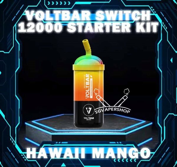 VOLTBAR SWITCH 12000 DISPOSABLE VOLTBAR SWITCH 12000 Puffs Disposable has the ultimate prefilled pod kit with 18 flavors, mesmerizing RGB lights, and incredible 12,000 puffs. Experience seamless performance, easy portability, and a visually stunning vaping experience. It include 1 cartridge and 1 device, providing everything you need to get started. When the cartridge is finish, simply replace it with a new cartridge, reusing the existing battery to save costs. Discover out signature Grape Bubblegum flavor, alongside popular options like VOLT BAR 12000 Puffs  Hazelnut Coffee, Honeydew Bubblegum , Mint Chewing Gum, Peach Mango, Sour Bubblegum, and Watermelon Bubblegum. For those craving extra sweetness, you can also enjoy Rootbeer or Yakult Original flavors. Specification : Nicotine : 50mg (5%) Approx. 12000 puffs Rechargeable Battery Charging Port: Type-C ⚠️VOLTBAR SWITCH 12000 STARTER KIT FLAVOUR LINE UP⚠️ Blackcurrant Melon Grape Bubblegum Grape Yakult Hawaii Mango Hazelnut Coffee Honeydew Bubblegum Honeydew Ice Cream Honeydew Mango Kiwi Mango Vanilla Mango Watermelon Mango Yacult Mint Chewing Gum MixFruit Nescoffee Gold Passion Yakult Peach Mango Rootbeer Sour Bubblegum Strawberry Apple Strawberry Grape Strawberry Watermelon Watermelon Bubblegum Watermelon Ice Watermelon Kiwi Watermelon Lychee Yakult Original SG VAPE COD SAME DAY DELIVERY , CASH ON DELIVERY ONLY. TAKE BULK ORDER /MORE ORDER PLS CONTACT ME : SGVAPERSHOP VIEW OUR DAILY NEWS INFORMATION VAPE : TELEGRAM CHANNEL