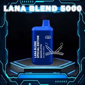 LANA BLEND 5000 SPECIAL EDITION DISPOSABLE Lana Blend 5000 Special Edition Disposable Vape  is a compact and stylish disposable vape kit that offers a convenient and satisfying vaping experience, it is perfect for those who prefer a simple yet stylish look. One of the standout features of the Lanabar 5000 is its flavor options. The device offers a range of flavors to choose from, each with its own unique taste profile. The flavors are well-balanced and do not contain any harsh or irritant ingredients, making for a smooth and enjoyable vaping experience. Whether you prefer sweet, fruity, or menthol flavors, the the Lanabar 5000 has something for everyone. Another advantage of the the Lanabar 5k is its size and portability. The device is small and lightweight, making it easy to carry in your pocket or bag. It’s perfect for those who need a discreet and convenient vaping solution, whether you’re at work, home, or on the go. The disposable design also means that you don’t have to worry about replacing parts or cleaning the device, making it a hassle-free option for those who want a simple and straightforward vaping experience. Specifications : Puff : 5000 Puffs Nicotine : 3% Capacity : 13ml Battery : 850mAh Charging : Rechargeable with Type C ⚠️LANA BLEND 5000 DISPOSABLE FLAVOUR LINE UP⚠️ Aloe Yogurt Chrysanthemum Tea Double Mint Grape Apple Ice Grape Bubblegum Grape Honey Ice Lemon Tea Mango Peach Ice Sea Salt Lemon Strawberry Mango Ice Tie Guan Yin Yakult Watermelon Bubblegum Honeydew Watermelon Pomelo White Tea SG VAPE COD SAME DAY DELIVERY , CASH ON DELIVERY ONLY. TAKE BULK ORDER /MORE ORDER PLS CONTACT ME : SGVAPERSHOP VIEW OUR DAILY NEWS INFORMATION VAPE : TELEGRAM CHANNEL