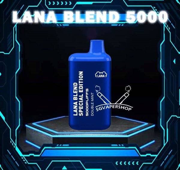 LANA BLEND 5000 SPECIAL EDITION DISPOSABLE Lana Blend 5000 Special Edition Disposable Vape  is a compact and stylish disposable vape kit that offers a convenient and satisfying vaping experience, it is perfect for those who prefer a simple yet stylish look. One of the standout features of the Lanabar 5000 is its flavor options. The device offers a range of flavors to choose from, each with its own unique taste profile. The flavors are well-balanced and do not contain any harsh or irritant ingredients, making for a smooth and enjoyable vaping experience. Whether you prefer sweet, fruity, or menthol flavors, the the Lanabar 5000 has something for everyone. Another advantage of the the Lanabar 5k is its size and portability. The device is small and lightweight, making it easy to carry in your pocket or bag. It’s perfect for those who need a discreet and convenient vaping solution, whether you’re at work, home, or on the go. The disposable design also means that you don’t have to worry about replacing parts or cleaning the device, making it a hassle-free option for those who want a simple and straightforward vaping experience. Specifications : Puff : 5000 Puffs Nicotine : 3% Capacity : 13ml Battery : 850mAh Charging : Rechargeable with Type C ⚠️LANA BLEND 5000 DISPOSABLE FLAVOUR LINE UP⚠️ Aloe Yogurt Chrysanthemum Tea Double Mint Grape Apple Ice Grape Bubblegum Grape Honey Ice Lemon Tea Mango Peach Ice Sea Salt Lemon Strawberry Mango Ice Tie Guan Yin Yakult Watermelon Bubblegum Honeydew Watermelon Pomelo White Tea SG VAPE COD SAME DAY DELIVERY , CASH ON DELIVERY ONLY. TAKE BULK ORDER /MORE ORDER PLS CONTACT ME : SGVAPERSHOP VIEW OUR DAILY NEWS INFORMATION VAPE : TELEGRAM CHANNEL