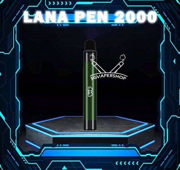 LANA PEN 2000 DISPOSABLE - SG VAPER SHOP SINGAPORE The LANA PEN 2000 DISPOSABLE has a fashionable appearance. It uses a stainless steel tube as a carrier and wraps a layer of transparent glass. Lana always pays attention to the user's comfort and brings customers the ultimate holding experience. The Lana pen is equipped with a high-quality filter cotton core, and the newly developed fog Chemical technology, intelligent temperature control chip, the cigarette holder adopts ergonomic design, which fits most people's lips and creates a natural smoking experience. The Lana pen does not need to be charged repeatedly and can be thrown away after use. The built-in battery capacity of 1000mAh, 6ml of cigarette The oil reserve ensures that users can finish each Lana pen, and each Lana pen can pump 2000puffs on average. Lana pays attention to the use experience of each customer and continuously improves the product, only to bring better products to customers. Specifition : Nicotine : 3.5% E-Liquid : 6ml Capacity : 6ml Non-Rechargeable ⚠️LANA PEN 2000 DISPOSABLE FLAVOUR LINE UP⚠️ Sour Apple Berry Blast Cold Coke Grape Ice Lush Ice Lychee Ice Mango Milkshake Mineral Water Mixed Fruit Passion Fruit Sweet Peach Skittles Strawberry Milk Strawberry Watermelon Tie Guan Yin Lemon Tart Cantaloupe Super Mint Coconut Juice Lime Passion Fruit SG VAPE COD SAME DAY DELIVERY , CASH ON DELIVERY ONLY. TAKE BULK ORDER /MORE ORDER PLS CONTACT ME : SGVAPERSHOP VIEW OUR DAILY NEWS INFORMATION VAPE : TELEGRAM CHANNEL