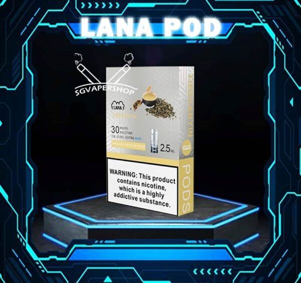 LANA POD FLAVOUR - SG VAPER SHOP SINGAPORE LANA POD FLAVOUR Vape Ready stock in our sg singapore store online shop for same day delivery , from Lanavape used for lana device, or some pod device which mouthpiece size as same as Lana pods.It's made of PCTG and ceramic coil and comes with leakproof design. Besides, It filled with 2.5ml capacity nicotine salt with various fruity flavors, which meet your dairy needs. The transparent pod comes with random LED light color when you inhaling, bring you extra cooling vaping experience. One pod can smoke about 500 to 600 times. After smoking, you can directly discard and replace the next one. Specifications : Nicotine 3% Capacity 2.5ml per pods Package Included : 1 Pack of 3 Pods ⚠️LANA POD COMPATIBLE DEVICE WITH⚠️ DARK RIDER 3S DEVICE DD CUBE DEVICE LANA DEVICE INSTAR DEVICE RELX CLASSIC DEVICE SP2 BLITZ DEVICE SP2 LEGEND DEVICE SP2 M SERIES DEVICE WUUZ DEVICE ZEUZ DEVICE ⚠️LANA POD FLAVOUR LINE UP⚠️ Berry Grapefruit Berry Blast BlueBerry Ice Cantaloupe Iced Coffee Cold Coke Cranberry Juice Popsicle Icy Slush Guava Iced Tea Jasmine Long Jing Juicy Grape Kiwi Iced Lychee Iced Mango Mango Milkshake Mango Passion Fruit Mineral Water Mung Bean Oolong Tea Orange Ice Passion Fruit Sweet Peach Peach Grape Banana Peppermint Pineapple Red Wine Rootbeer Skittles Sour Apple Strawberry Milk Strawberry Watermelon Surfing Lemon Taro Ice Cream Tie Guan Yin Lush Ice (Watermelon) SG VAPE COD SAME DAY DELIVERY , CASH ON DELIVERY ONLY. TAKE BULK ORDER /MORE ORDER PLS CONTACT ME : SGVAPERSHOP VIEW OUR DAILY NEWS INFORMATION VAPE : TELEGRAM CHANNEL