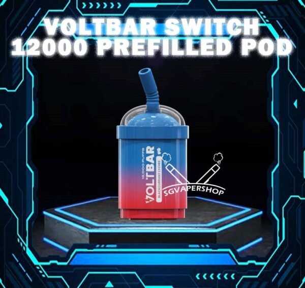 VOLTBAR SWITCH 12000 DISPOSABLE CARTRIDGE POD - SG VAPER SHOP SINGAPORE VOLTBAR SWITCH 12000 Puffs Pre-filled Pod System The Voltbar Disposable Pod in our Vape Singapore Shop Ready Stock on Sale , Order with us and same day delivery ! VOLTBAR SWITCH 12000 Puffs Disposable Pod has the ultimate prefilled pod kit with 18 flavors, mesmerizing RGB lights, and incredible 12,000 puffs. Experience seamless performance, easy portability, and a visually stunning vaping experience. It include 1 cartridge and 1 device, providing everything you need to get started. When the cartridge is finish, simply replace it with a new cartridge, reusing the existing battery to save costs. Specification : Nicotine : 50mg (5%) Approx. 12000 puffs Rechargeable Battery Charging Port: Type-C ⚠️VOLTBAR SWITCH 12000 CARTRIDGE POD FLAVOUR LINE UP⚠️ Mango Watermelon Mint Chewing Gum Strawberry Grape Grape Bubblegum Strawberry Yakult Strawberry Ice Watermelon Kiwi Strawberry Apple Watermelon Lychee Blackcurrant Melon Hawaiian Mango Honeydew Mango Kiwi Passion Yakult Ribena Watermelon Bubblegum Watermelon Ice Yakult Original Mix Fruit Strawberry Cream Peppermint Peach Mango Vanilla Tobacco Cream Tobacco Blackcurrant Honeydew Blackcurrant Lychee Cappuccino Double Grape Energy Drink Emerald Slush (Honeydew) Grape Yakult Green Gala Slush (Green Apple) Golden Slush (Mango) Gummy Dreams Hazelnut Coffee Honey Crystal Ice (Menthol Ice) Honeydew Bubblegum Honeydew Ice Cream Java Chip (Chocolate Coffee) Lychee Longan Mango Bubblegum Mango Vanilla Mango Yakult Nescafe Gold Pink Guava Red Slush (Strawberry) Rootbeer Ribena Yakult Sakura Grape Solero Lime Sour Apple Sour Bubblegum Strawberry Blackcurrant Strawberry Bubblegum Strawberry Ice Cream Strawberry Vanilla Strawberry Watermelon Taro Yam Tropical Sunrise (Pineapple) Zesty Slush (Lemon) SG VAPE COD SAME DAY DELIVERY , CASH ON DELIVERY ONLY. TAKE BULK ORDER /MORE ORDER PLS CONTACT ME : SGVAPERSHOP VIEW OUR DAILY NEWS INFORMATION VAPE : TELEGRAM CHANNEL