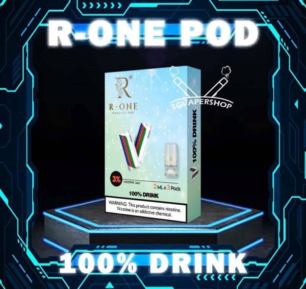 R-ONE POD R-One or Romantic One Pod , it all started from our founder’s spouse was a cigarette smoker. In order to help his spouse quit smoking, he created this brand, and name it after R-One or Romantic One Flavour, because everthing started just to help his ONLY ONE. Discover out signature Cool Mint Flavour, alongside popular options like Infinity Pod Watermelon Ice, Grape Ice , Bluberry , Energy Drink, Mango Ice, and Taro Ice Cream. For those craving extra sweetness, you can also enjoy Cola Ice or 100% Drink flavors. Specification : Capacity : 2ML Nicotine : 3% Package Included : 1 Pack of 3 Pods ⚠️R-ONE POD COMPATIBLE DEVICE WITH⚠️ DARK RIDER 3S DEVICE DD CUBE DEVICE DD TOUCH DEVICE INSTAR DEVICE KIZZ DEVICE RELX CLASSIC DEVICE SP2 BLTIZ DEVICE SP2 LEGENG SERIES DEVICE SP2 M SERIES DEVICE ⚠️R-ONE POD FLAVOUR LINE UP⚠️ 100% Drink (Energy Plus) Banana Ice Blackcurrant Ice Blueberry Ice Cola Ice Cool Mint Cuba Tobacco Energy Drink (Redbull) Grape Ice Green Bean Ice Long Jing Tea Lychee Ice Mango Ice Melon Ice Mocha Coffee Old Popsicle Passion Fruit Ice Peach Ice Pineapple Ice Sour Apple Strawberry Ice Taro Ice Cream Watermelon Ice White Grapes Yakult SG VAPE COD SAME DAY DELIVERY , CASH ON DELIVERY ONLY. TAKE BULK ORDER /MORE ORDER PLS CONTACT ME : SGVAPERSHOP VIEW OUR DAILY NEWS INFORMATION VAPE : TELEGRAM CHANNEL