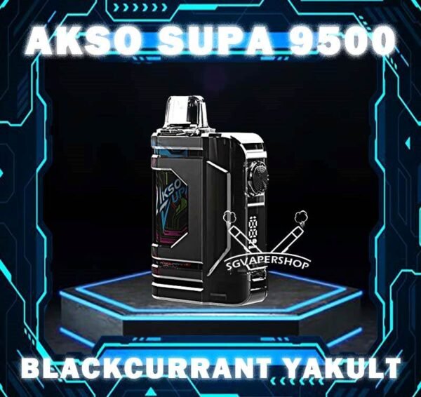 AKSO SUPA 9500 DISPOSABLE AKSO SUPA 9500 disposable are one of the smash-market vape in Malaysia. They pack a rechargeable battery and come prefilled with a whopping 9.5ml of liquid together with an indicator special for battery and liquid level. This allows you to vape longer on a single disposable and makes the AKSO SUPA a great option for traveling, extended road trips, or even just day-to-day use. Each AKSO SUPA disposable will last for 9500 puffs. Each AKSO SUPA delivers a great flavoring, a satisfying draw and the indicator; three fastors that make for a great disposable. They feel really good in the hand as the rounded it ergonomic to hold vape with. The AKSO SUPA is available more Flavour for you to choose. Adjustable Airflow Some of the AKSO product comes with airflow adjustable, same goes with AKSO SUPA. The function for your satisfying your daily vape. 9500 Puffs Number of puff can long last more than 1 week with a great usage of a pad. Battery & Liquid Indicator The great function of the indicator to alert you the power of battery and the liquid level in the pod. 9.5ml The high amount of liquid with a great consistency taste since the first puff. Specification : Up to 9500 Puffs under specific conditions. Type C Rechargeable Smart Screen Indicator for Battery & E-liquid Safety Child Lock Button Adjustable Airflow Booster Button ⚠️AKSO SUPA 9500 FLAVOUR LINE UP⚠️ Apple Asam Boi Blackberry Ice Blackcurrant Yakult Creamy Milk Grape Ice Ice Cream Cake Green Grape Lychee Longan Super Ice Mint Taro Ice Cream Mango Yakult Nutty Tobacco Rootbeer Solero Strawberry Vanilla Donut Vanilla Latte Watermelon Ice Yakult Melony Gum Strawberry Gum Guava Asam Mango Ice Get Akso Disposable Collection Now . SG VAPE COD SAME DAY DELIVERY , CASH ON DELIVERY ONLY. TAKE BULK ORDER /MORE ORDER PLS CONTACT ME : SGVAPERSHOP VIEW OUR DAILY NEWS INFORMATION VAPE : TELEGRAM CHANNEL