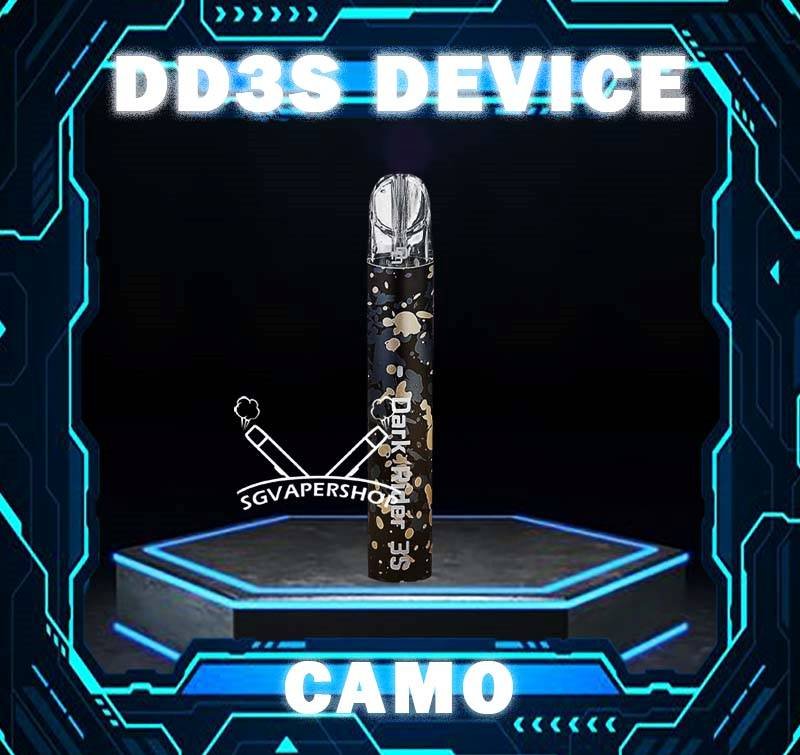 DD3S DARK RIDER 3S DEVICE DD3s Device is the new innovation vape pen with multi colors flashing light by DD. Features battery capacity 450mAh for longer usage time. The unique design of button allows you to on or off the flashing light and also to switch low or high power wattage. The Dark Rider 3 Device is compatible with 1st generation pod flavour including RELX, SP2 and LANA. The DD3s Vape also is Dark Rider 3s system Closed Pod , Get it used Good Quality now ! Specification : Built-in Battery 450mAh Low Power 6.2w (350-420 puff) (Blue LED) High Power 10.2w (230-280 puff) (GREEN LED) Size: 101.1 x 20.6 x 12.1mm Resistance Range: 1.0Ω-1.2Ω Vibration Reminder Rechargeable Via Type C Cable Button Fuctions : Button Press & Hold For 3 Seconds To Switch Power Blue Light - Normal Power Green Light - Strong Power Red Light - Low Battery Press 3 Times Continousl:To Switch On/Off Light Blinking ⚠️DD3s DEVICE COMPATIBLE POD WITH⚠️ GENESIS POD J13 POD KIZZ POD LANA POD RELX CLASSIC POD R-ONE POD SP2 POD ZENO POD ZERO DEGREE ⚠️DD3S DEVICE COLOR LINE UP⚠️ Camo Ocean Myth Pearl White Unicorn Volcano SG VAPE COD SAME DAY DELIVERY , CASH ON DELIVERY ONLY. TAKE BULK ORDER /MORE ORDER PLS CONTACT ME : SGVAPERSHOP VIEW OUR DAILY NEWS INFORMATION VAPE : TELEGRAM CHANNEL