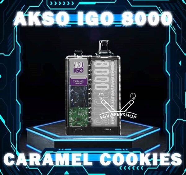 AKSO IGO 8000 DISPOSABLE Akso IGO 8000 disposable vape is a high-capacity device designed for an extended vaping experience.Beside, the device comes pre-filled with 15ml of e-liquid, which is available in a range of delicious flavors and nicotine strengths. Akso IGO features an ergonomic design that is comfortable to hold and use. It mouthpiece is designed to enhance the vaping experience, and the device is draw activated, making it easy to use . Akso IGO 8000 puffs disposable is portable, making it easy to carry in a pocket .Its compact design does not compromise on performance, deliver smooth vapor production with every puff. Specification : Nicotine : 50mg (5%) Approx : 8000 puffs Capacity : 15ml Adjustable Airflow Rechargeable Battery 650mAh (Type C Port) ⚠️AKSO IGO 8000 FLAVOUR LINE UP⚠️ Aloe Grape Apple Yakult Blackcurrant Ice Caramel Cookies Caramel Mocha Freezy Cola Guava Honeydew Lychee Rose Mango Ice Mango Peach Mix Berries Nutty Tobacco Passion Fruit Yakult Rootbeer Rootbeer Float Strawberry Cheese Strawberry Ice Cream Strawberry Kiwi Strawberry Yakult Vanilla Milk Watermelon Ice Yakult Coffee Hazelnut Creme Brulee Get Akso Disposable Collection Now . SG VAPE COD SAME DAY DELIVERY , CASH ON DELIVERY ONLY. TAKE BULK ORDER /MORE ORDER PLS CONTACT ME : SGVAPERSHOP VIEW OUR DAILY NEWS INFORMATION VAPE : TELEGRAM CHANNEL