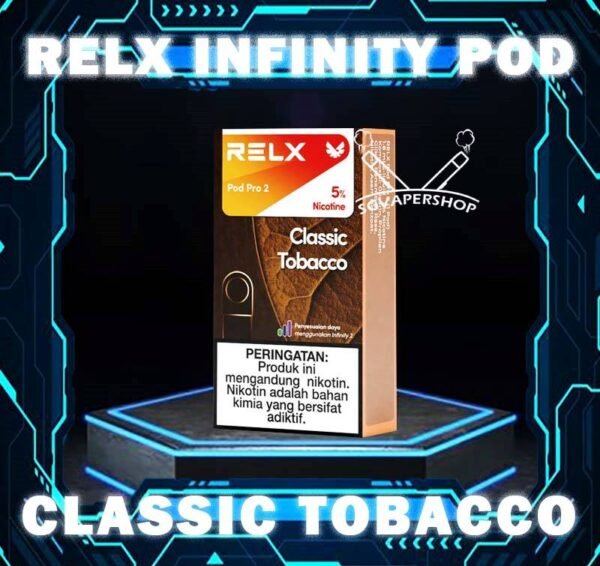 RELX INFINITY POD RELX Infinity pod come in a wide range of flavors with a massive 2ml capacity for its pre-filled nicotine salt e-juice pods that lasts approximately 650 puffs. Discover out signature Menthol Xtra 5% Nicotine flavor, alongside popular options like Infinity Pod Watermelon Ice, Tangy Grape , Mint Freeze , Jasmine Green Tea, Strawberry Burst, and Oolong Tea. For those craving extra sweetness, you can also enjoy Root Brew or Dark Sparkle flavors. Specifications : Capacity: 2ml Life Span: 500-650 puff Package Include : 1 Pack of 3 Pods ⚠️RELX INFINITY POD FLAVOUR LINE UP⚠️ Blueberry Splash Crisp Apple Jasmine Green Tea Pink Guava Root Brew Honey Pomelo Fresh Peach Lychee Ice Lemon Zest Honeydew Melon Iced Latte White Coffee Thai Milk Tea Smooth Mango Orange Sparkle Strawberry Burst Dark Sparkle Lime Sparkle Banana Freeze Ludou Ice Lime Ice Taro Scoop Oolong Tea LongJing Tea Iced Black Tea Tangy Grape Watermelon Ice Menthol Xtra Mint Freeze Lemon Mint Rich Tobacco Classic Tobacco Menthol Extra 0mg Watermelon Ice 0mg ⚠️RELX INFINITY POD COMPATIBLE WITH⚠️ DD Cube Device Relx Infinity Device Relx Phantom Device Relx Infinity 2 Device Lana Infinity Device Relx Artisan SG VAPE COD SAME DAY DELIVERY , CASH ON DELIVERY ONLY. TAKE BULK ORDER /MORE ORDER PLS CONTACT ME : SGVAPERSHOP VIEW OUR DAILY NEWS INFORMATION VAPE : TELEGRAM CHANNEL