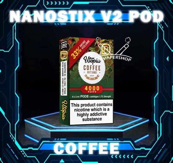 NANOSTIX V2 POD Nano V2 Pod Flavour Compatible for NanoSTIX Neo devices (V2) now with 2ml of liquids which is 33% bigger. Available in packs of 4 cartridges in 1 box of NanoPOD Neo. Our 2ml NanoPOD Neo come in a wide range of flavors. Don’t be deceived by their compact size; these flavorful little pods contain the equivalent of 45 cigarettes worth of nicotine each, and thanks to our innovative NanoNIC technology using naturally occurring nicotine salts rather than traditional freebase nicotine, delivery is much more efficient. Package Included : 1 Pack of 4 Pods ⚠️NANOSTIX V2 POD FLAVOUR LINE UP⚠️ Apple Banana Vanilla Bubblegum Butterscotch Cream Coffee Grape Ice Grapple Guava Hazelnut Coffee Honeydew Jackfruit Kiwi Rockmelon Lemonade Lychee Mango Mix Creamy Red Mix Fruity Blue Orange Popcorn Caramel Strawberry Apple Strawberry Vanilla Tobacco Classic Tobacco Menthol Velvet Butter Cake NANOSTIX V2 POD ONLY COMPATIBLE WITH NANOSTIX V3 DEVICE SG VAPE COD SAME DAY DELIVERY , CASH ON DELIVERY ONLY. TAKE BULK ORDER /MORE ORDER PLS CONTACT ME : SGVAPERSHOP VIEW OUR DAILY NEWS INFORMATION VAPE : TELEGRAM CHANNEL