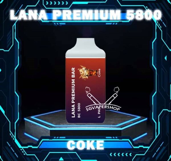 LANA PREMIUM BAR 5800 DISPOSABLE Lana Premium Bar 5800 Disposable Vape is a fantastic choice for anyone looking for a convenient and reliable vaping experience. The kit comes in a compact and light weight design, making it easy to carry with you wherever you go. The device provides up to 5800 puffs, which is more than enough to last for several days of vaping. Additionally, the device is rechargeable, which means that you don’t have to worry about running out of power when you need it most. Another advantage of the Lana Premium Bar 5800  is its ease of use. The device is draw-activated, which means that you simply inhale to activate the device. This makes it ideal for those who are new to vaping or simply prefer a more straightforward experience. Specifition :  Puff : 5800 Puffs Nicotine : 3% Capacity : 13ml Battery : 650mAh Charging : Rechargable with Type C ⚠️LANA PREMIUM BAR 5800 DISPOSABLE FLAVOUR LINE UP⚠️ Apple Grape Banana Ice Champagne Apple Coke Cool Double Mint Golden Armour (Chrysanthemum) Grape Grape Gum Honey Grape Honeydew Lemonade Tea Longjing Tea Lychee Mango Peach Milk Froth Love Coffee Passion Fruit Peach Peach Oolong Tea Pineapple Rootbeer Sprite Lemon Strawberry Banana Strawberry Grape Strawberry Milk Strawberry Watermelon Taste Of The Sea (Sea Salt Lemon) Thai Mango Tie Guan Yin Watermelon Watermelon Lychee Yogurt Yummy Yam SG VAPE COD SAME DAY DELIVERY , CASH ON DELIVERY ONLY. TAKE BULK ORDER /MORE ORDER PLS CONTACT ME : SGVAPERSHOP VIEW OUR DAILY NEWS INFORMATION VAPE : TELEGRAM CHANNEL