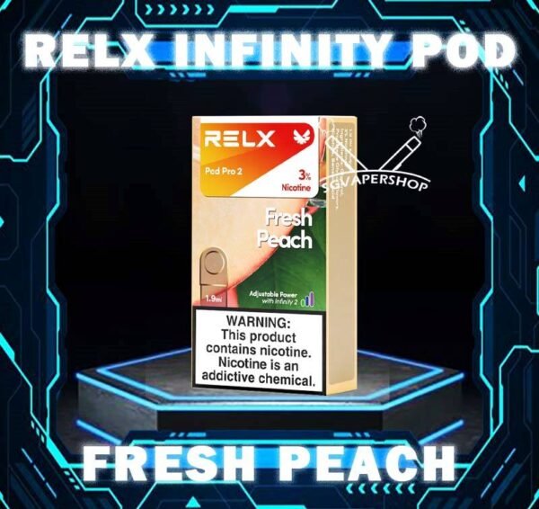 RELX INFINITY POD RELX Infinity pod come in a wide range of flavors with a massive 2ml capacity for its pre-filled nicotine salt e-juice pods that lasts approximately 650 puffs. Discover out signature Menthol Xtra 5% Nicotine flavor, alongside popular options like Infinity Pod Watermelon Ice, Tangy Grape , Mint Freeze , Jasmine Green Tea, Strawberry Burst, and Oolong Tea. For those craving extra sweetness, you can also enjoy Root Brew or Dark Sparkle flavors. Specifications : Capacity: 2ml Life Span: 500-650 puff Package Include : 1 Pack of 3 Pods ⚠️RELX INFINITY POD FLAVOUR LINE UP⚠️ Blueberry Splash Crisp Apple Jasmine Green Tea Pink Guava Root Brew Honey Pomelo Fresh Peach Lychee Ice Lemon Zest Honeydew Melon Iced Latte White Coffee Thai Milk Tea Smooth Mango Orange Sparkle Strawberry Burst Dark Sparkle Lime Sparkle Banana Freeze Ludou Ice Lime Ice Taro Scoop Oolong Tea LongJing Tea Iced Black Tea Tangy Grape Watermelon Ice Menthol Xtra Mint Freeze Lemon Mint Rich Tobacco Classic Tobacco Menthol Extra 0mg Watermelon Ice 0mg ⚠️RELX INFINITY POD COMPATIBLE WITH⚠️ DD Cube Device Relx Infinity Device Relx Phantom Device Relx Infinity 2 Device Lana Infinity Device Relx Artisan SG VAPE COD SAME DAY DELIVERY , CASH ON DELIVERY ONLY. TAKE BULK ORDER /MORE ORDER PLS CONTACT ME : SGVAPERSHOP VIEW OUR DAILY NEWS INFORMATION VAPE : TELEGRAM CHANNEL