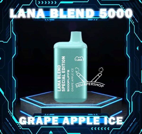 LANA BLEND 5000 SPECIAL EDITION DISPOSABLE Lana Blend 5000 Special Edition Disposable Vape  is a compact and stylish disposable vape kit that offers a convenient and satisfying vaping experience, it is perfect for those who prefer a simple yet stylish look. One of the standout features of the Lanabar 5000 is its flavor options. The device offers a range of flavors to choose from, each with its own unique taste profile. The flavors are well-balanced and do not contain any harsh or irritant ingredients, making for a smooth and enjoyable vaping experience. Whether you prefer sweet, fruity, or menthol flavors, the the Lanabar 5000 has something for everyone. Another advantage of the the Lanabar 5k is its size and portability. The device is small and lightweight, making it easy to carry in your pocket or bag. It’s perfect for those who need a discreet and convenient vaping solution, whether you’re at work, home, or on the go. The disposable design also means that you don’t have to worry about replacing parts or cleaning the device, making it a hassle-free option for those who want a simple and straightforward vaping experience. Specifications : Puff : 5000 Puffs Nicotine : 3% Capacity : 13ml Battery : 850mAh Charging : Rechargeable with Type C ⚠️LANA BLEND 5000 DISPOSABLE FLAVOUR LINE UP⚠️ Aloe Yogurt Chrysanthemum Tea Double Mint Grape Apple Ice Grape Bubblegum Grape Honey Ice Lemon Tea Mango Peach Ice Sea Salt Lemon Strawberry Mango Ice Tie Guan Yin Yakult Watermelon Bubblegum Honeydew Watermelon Pomelo White Tea SG VAPE COD SAME DAY DELIVERY , CASH ON DELIVERY ONLY. TAKE BULK ORDER /MORE ORDER PLS CONTACT ME : SGVAPERSHOP VIEW OUR DAILY NEWS INFORMATION VAPE : TELEGRAM CHANNEL