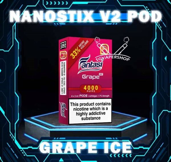 NANOSTIX V2 POD Nano V2 Pod Flavour Compatible for NanoSTIX Neo devices (V2) now with 2ml of liquids which is 33% bigger. Available in packs of 4 cartridges in 1 box of NanoPOD Neo. Our 2ml NanoPOD Neo come in a wide range of flavors. Don’t be deceived by their compact size; these flavorful little pods contain the equivalent of 45 cigarettes worth of nicotine each, and thanks to our innovative NanoNIC technology using naturally occurring nicotine salts rather than traditional freebase nicotine, delivery is much more efficient. Package Included : 1 Pack of 4 Pods ⚠️NANOSTIX V2 POD FLAVOUR LINE UP⚠️ Apple Banana Vanilla Bubblegum Butterscotch Cream Coffee Grape Ice Grapple Guava Hazelnut Coffee Honeydew Jackfruit Kiwi Rockmelon Lemonade Lychee Mango Mix Creamy Red Mix Fruity Blue Orange Popcorn Caramel Strawberry Apple Strawberry Vanilla Tobacco Classic Tobacco Menthol Velvet Butter Cake NANOSTIX V2 POD ONLY COMPATIBLE WITH NANOSTIX V3 DEVICE SG VAPE COD SAME DAY DELIVERY , CASH ON DELIVERY ONLY. TAKE BULK ORDER /MORE ORDER PLS CONTACT ME : SGVAPERSHOP VIEW OUR DAILY NEWS INFORMATION VAPE : TELEGRAM CHANNEL