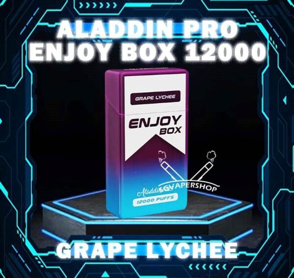 ALADDIN PRO ENJOY BOX 12000 DISPOSABLE The ALADDIN PRO ENJOY BOX 12000 puffs , in our Vape Singapore Ready Stock , get it now with us and same day delivery ! Enjoy delicious vaping experience  The ALADDIN Enjoy Box 12k Puffs! Design in a sleek cigarette box style design with a cap for mouthpiece protection! Enjoy 15+ delightful flavors with 12000 smooth puffs, each bursting with sweet perfection! Specification : Nicotine : 50mg (5%) Approx : 12000 puffs Rechargeable Battery 650mAh Charging Port: Type-C ⚠️ALADDIN PRO ENJOY BOX 12000 FLAVOUR LINE UP⚠️ Energy Drink Guava Hazelnut Coffee Strawberry Mango Honeydew Syrup Bandung Strawberry Blackcurrant Mango Strawberry Kiwi Yakult Strawberry Grape Double Mango Candy Honeydew Yakult Mango Yakult Mango Peach Sour Bubblegum Solero Lime Gummy Bear Grape Lychee Grape Bubblegum Mixed Bubblegum Mango Bubblegum Sakura Grape Strawberry Bubblegum Solero Yakult Solero Ice Cream White Coffee SG VAPE COD SAME DAY DELIVERY , CASH ON DELIVERY ONLY. TAKE BULK ORDER /MORE ORDER PLS CONTACT ME : SGVAPERSHOP VIEW OUR DAILY NEWS INFORMATION VAPE : TELEGRAM CHANNEL