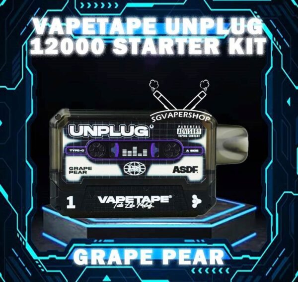 VAPETAPE UNPLUG 12000 DISPOSABLE The Vapetape Unplug 12000 disposable vape provides an excellent vaping experience with a 12,000 puffs capacity. For ease of use and diversity, this disposable vape system combines with a 5% nicotine context and type C charghing port. Its creative design prioritises portability and ease of use while offering a fulfilling vaping experience. Users looking for a longer lasting choice without the inconvenience of refills or recharges may enjoy a customisable and controlled vaping experience with this device's features including adjustable airflow and a battery indicator. Specification : Approx : 12000 Puffs Nicotine : 50mg (5%) Rechargeable Battery 550mAh Adjustable Airflow Child-lock Protection Charging Port: Type-C ⚠️VAPETAPE UNPLUG 12000 FULL SET FLAVOUR LINE UP⚠️ Double Grape Berries Yogurt Blackcurrant Berries Blackcurrant Bubblegum Honeydew Bubblegum Honeydew Slurpee Mango Slurpee Strawberry Grapple Solero Tropical Watermelon Bubblegum Choco Mint Candy Grape Pear Orange Mango Guava Pineapple Apple Ribena Lychee SG VAPE COD SAME DAY DELIVERY , CASH ON DELIVERY ONLY. TAKE BULK ORDER /MORE ORDER PLS CONTACT ME : SGVAPERSHOP VIEW OUR DAILY NEWS INFORMATION VAPE : TELEGRAM CHANNEL