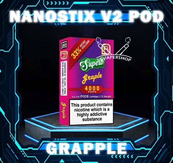 NANOSTIX V2 POD Nano V2 Pod Flavour Compatible for NanoSTIX Neo devices (V2) now with 2ml of liquids which is 33% bigger. Available in packs of 4 cartridges in 1 box of NanoPOD Neo. Our 2ml NanoPOD Neo come in a wide range of flavors. Don’t be deceived by their compact size; these flavorful little pods contain the equivalent of 45 cigarettes worth of nicotine each, and thanks to our innovative NanoNIC technology using naturally occurring nicotine salts rather than traditional freebase nicotine, delivery is much more efficient. Package Included : 1 Pack of 4 Pods ⚠️NANOSTIX V2 POD FLAVOUR LINE UP⚠️ Apple Banana Vanilla Bubblegum Butterscotch Cream Coffee Grape Ice Grapple Guava Hazelnut Coffee Honeydew Jackfruit Kiwi Rockmelon Lemonade Lychee Mango Mix Creamy Red Mix Fruity Blue Orange Popcorn Caramel Strawberry Apple Strawberry Vanilla Tobacco Classic Tobacco Menthol Velvet Butter Cake NANOSTIX V2 POD ONLY COMPATIBLE WITH NANOSTIX V3 DEVICE SG VAPE COD SAME DAY DELIVERY , CASH ON DELIVERY ONLY. TAKE BULK ORDER /MORE ORDER PLS CONTACT ME : SGVAPERSHOP VIEW OUR DAILY NEWS INFORMATION VAPE : TELEGRAM CHANNEL