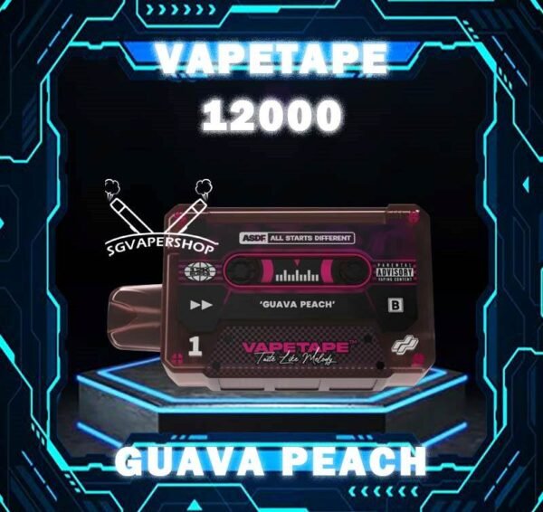 VAPETAPE 12000 DISPOSABLE - VAPE SINGAPORE The Vapetape 12000 Disposable is upgraded device from 8000 puffs. This Product is From ASDF Company also , The Vape tape 12k improve the volume, battery capacity and come with 20 +Plus new flavours. Vape tape 12000 remains classic cassette design which is comfortably in the hand , and the mouthpiece that is shaped to enhance the vaping experience. Discover out signature Double Mango flavor, alongside popular options like Infinity Pod Honeydew Watermelon, Sour Bubblegum , Solero Lime , Watermelon Peach, Gummy Bear, and Strawberry Lemon Tart. For those craving extra sweetness, you can also enjoy Ice Lemon Tea or Red Slurpee flavors. Specification : Nicotine 50mg (5%) Approx. 12000 puffs Mesh Coil Rechargeable Battery Charging Port: Type-C ⚠️VAPETAPE 12000 FLAVOUR LINE UP⚠️ Double Mango Mango Grape Mango Lychee Strawberry Lychee Lychee Blackcurrant Grape Blackcurrant Honeydew Watermelon Pineapple Orange Kiwi Passion Fruit Guava Peach Mixed Berries Lemon Cola Blackcurrant Yakult Gummy Bear Solero Lime Sour Bubblegum Banana Custard Strawberry Lemon Tart Honeydew Blackcurrant Ice Lemon Tea Red Slurpee Grape Bubblegum Yakult Watermelon Peach Peach Lychee SG VAPE COD SAME DAY DELIVERY , CASH ON DELIVERY ONLY. TAKE BULK ORDER /MORE ORDER PLS CONTACT ME : SGVAPERSHOP VIEW OUR DAILY NEWS INFORMATION VAPE : TELEGRAM CHANNEL