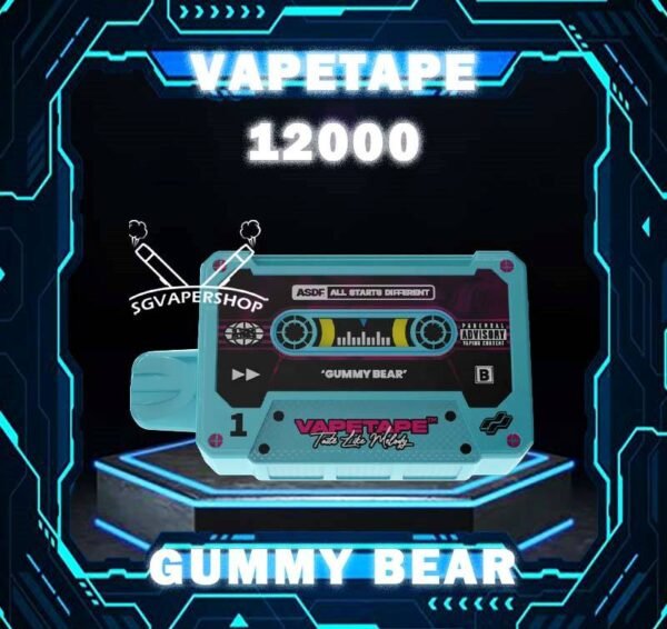 VAPETAPE 12000 DISPOSABLE - VAPE SINGAPORE The Vapetape 12000 Disposable is upgraded device from 8000 puffs. This Product is From ASDF Company also , The Vape tape 12k improve the volume, battery capacity and come with 20 +Plus new flavours. Vape tape 12000 remains classic cassette design which is comfortably in the hand , and the mouthpiece that is shaped to enhance the vaping experience. Discover out signature Double Mango flavor, alongside popular options like Infinity Pod Honeydew Watermelon, Sour Bubblegum , Solero Lime , Watermelon Peach, Gummy Bear, and Strawberry Lemon Tart. For those craving extra sweetness, you can also enjoy Ice Lemon Tea or Red Slurpee flavors. Specification : Nicotine 50mg (5%) Approx. 12000 puffs Mesh Coil Rechargeable Battery Charging Port: Type-C ⚠️VAPETAPE 12000 FLAVOUR LINE UP⚠️ Double Mango Mango Grape Mango Lychee Strawberry Lychee Lychee Blackcurrant Grape Blackcurrant Honeydew Watermelon Pineapple Orange Kiwi Passion Fruit Guava Peach Mixed Berries Lemon Cola Blackcurrant Yakult Gummy Bear Solero Lime Sour Bubblegum Banana Custard Strawberry Lemon Tart Honeydew Blackcurrant Ice Lemon Tea Red Slurpee Grape Bubblegum Yakult Watermelon Peach Peach Lychee SG VAPE COD SAME DAY DELIVERY , CASH ON DELIVERY ONLY. TAKE BULK ORDER /MORE ORDER PLS CONTACT ME : SGVAPERSHOP VIEW OUR DAILY NEWS INFORMATION VAPE : TELEGRAM CHANNEL