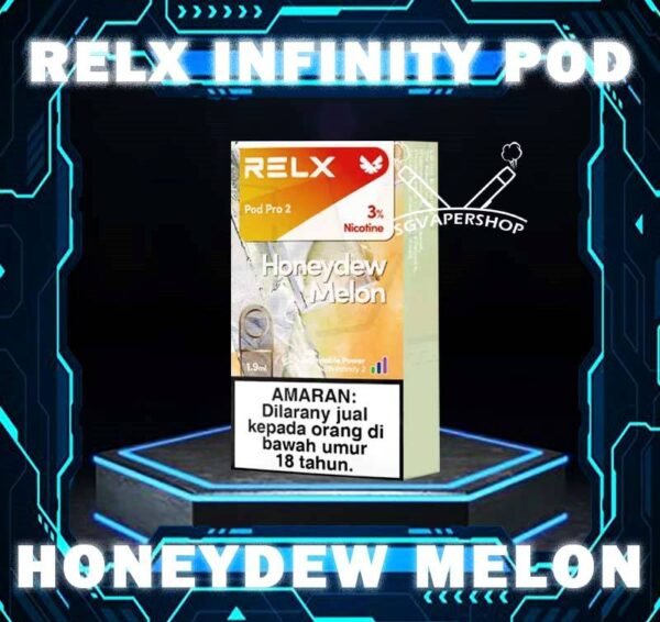 RELX INFINITY POD RELX Infinity pod come in a wide range of flavors with a massive 2ml capacity for its pre-filled nicotine salt e-juice pods that lasts approximately 650 puffs. Discover out signature Menthol Xtra 5% Nicotine flavor, alongside popular options like Infinity Pod Watermelon Ice, Tangy Grape , Mint Freeze , Jasmine Green Tea, Strawberry Burst, and Oolong Tea. For those craving extra sweetness, you can also enjoy Root Brew or Dark Sparkle flavors. Specifications : Capacity: 2ml Life Span: 500-650 puff Package Include : 1 Pack of 3 Pods ⚠️RELX INFINITY POD FLAVOUR LINE UP⚠️ Blueberry Splash Crisp Apple Jasmine Green Tea Pink Guava Root Brew Honey Pomelo Fresh Peach Lychee Ice Lemon Zest Honeydew Melon Iced Latte White Coffee Thai Milk Tea Smooth Mango Orange Sparkle Strawberry Burst Dark Sparkle Lime Sparkle Banana Freeze Ludou Ice Lime Ice Taro Scoop Oolong Tea LongJing Tea Iced Black Tea Tangy Grape Watermelon Ice Menthol Xtra Mint Freeze Lemon Mint Rich Tobacco Classic Tobacco Menthol Extra 0mg Watermelon Ice 0mg ⚠️RELX INFINITY POD COMPATIBLE WITH⚠️ DD Cube Device Relx Infinity Device Relx Phantom Device Relx Infinity 2 Device Lana Infinity Device Relx Artisan SG VAPE COD SAME DAY DELIVERY , CASH ON DELIVERY ONLY. TAKE BULK ORDER /MORE ORDER PLS CONTACT ME : SGVAPERSHOP VIEW OUR DAILY NEWS INFORMATION VAPE : TELEGRAM CHANNEL