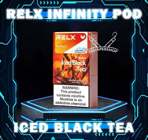 RELX INFINITY POD RELX Infinity pod come in a wide range of flavors with a massive 2ml capacity for its pre-filled nicotine salt e-juice pods that lasts approximately 650 puffs. Discover out signature Menthol Xtra 5% Nicotine flavor, alongside popular options like Infinity Pod Watermelon Ice, Tangy Grape , Mint Freeze , Jasmine Green Tea, Strawberry Burst, and Oolong Tea. For those craving extra sweetness, you can also enjoy Root Brew or Dark Sparkle flavors. Specifications : Capacity: 2ml Life Span: 500-650 puff Package Include : 1 Pack of 3 Pods ⚠️RELX INFINITY POD FLAVOUR LINE UP⚠️ Blueberry Splash Crisp Apple Jasmine Green Tea Pink Guava Root Brew Honey Pomelo Fresh Peach Lychee Ice Lemon Zest Honeydew Melon Iced Latte White Coffee Thai Milk Tea Smooth Mango Orange Sparkle Strawberry Burst Dark Sparkle Lime Sparkle Banana Freeze Ludou Ice Lime Ice Taro Scoop Oolong Tea LongJing Tea Iced Black Tea Tangy Grape Watermelon Ice Menthol Xtra Mint Freeze Lemon Mint Rich Tobacco Classic Tobacco Menthol Extra 0mg Watermelon Ice 0mg ⚠️RELX INFINITY POD COMPATIBLE WITH⚠️ DD Cube Device Relx Infinity Device Relx Phantom Device Relx Infinity 2 Device Lana Infinity Device Relx Artisan SG VAPE COD SAME DAY DELIVERY , CASH ON DELIVERY ONLY. TAKE BULK ORDER /MORE ORDER PLS CONTACT ME : SGVAPERSHOP VIEW OUR DAILY NEWS INFORMATION VAPE : TELEGRAM CHANNEL