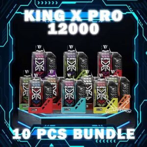 10PCS KING X PRO 12000 DISPOSABLE BUNDLE The 10PCS KING X PRO 12000 DISPOSABLE BUNDLE Package include : 10 x KING X PRO 12K PUFFS 1 x Free Gift Free Delivery The King X Pro 12000 Disposable device is suitable for both novice and experienced vapers. Its long battery life means that you can enjoy longer sessions without having to worry about having to recharge. With the King X's wide selection of expertly made e-liquid alternatives, you may lose yourself in a world of flavour. Every flavour profile, from juicy fruits to rich sweets, has been carefully crafted. Specification : Nicotine 50mg (5%) Approx. 12000 puffs Child-Lock Safety Booster Button Rechargeable Battery Charging Port: Type-C ⚠️KING X PRO 12000 FLAVOUR LINE UP⚠️ Fresh Watermelon Juice Guava Grape Lychee Berries Mix Mango Guava Watermelon Peanut Oreo Cookie Rootbeer Solero Ice Cream Strawberry Cheesecake Unicorn Milk Watermelon Candy Blackcurrant Honeydew Strawberry Mango Strawberry Watermelon Watermelon Mango Ice Coffee Hazelnut Peanut Butter Choco Peanut Corn Pancake Lemon Drop Sparkling Apple Punch Strawberry Pine Melon SG VAPE COD SAME DAY DELIVERY , CASH ON DELIVERY ONLY. TAKE BULK ORDER /MORE ORDER PLS CONTACT ME : SGVAPERSHOP VIEW OUR DAILY NEWS INFORMATION VAPE : TELEGRAM CHANNEL