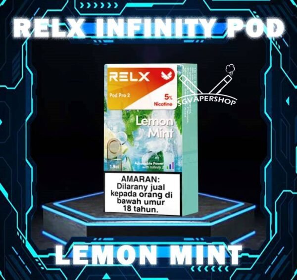 RELX INFINITY POD RELX Infinity pod come in a wide range of flavors with a massive 2ml capacity for its pre-filled nicotine salt e-juice pods that lasts approximately 650 puffs. Discover out signature Menthol Xtra 5% Nicotine flavor, alongside popular options like Infinity Pod Watermelon Ice, Tangy Grape , Mint Freeze , Jasmine Green Tea, Strawberry Burst, and Oolong Tea. For those craving extra sweetness, you can also enjoy Root Brew or Dark Sparkle flavors. Specifications : Capacity: 2ml Life Span: 500-650 puff Package Include : 1 Pack of 3 Pods ⚠️RELX INFINITY POD FLAVOUR LINE UP⚠️ Blueberry Splash Crisp Apple Jasmine Green Tea Pink Guava Root Brew Honey Pomelo Fresh Peach Lychee Ice Lemon Zest Honeydew Melon Iced Latte White Coffee Thai Milk Tea Smooth Mango Orange Sparkle Strawberry Burst Dark Sparkle Lime Sparkle Banana Freeze Ludou Ice Lime Ice Taro Scoop Oolong Tea LongJing Tea Iced Black Tea Tangy Grape Watermelon Ice Menthol Xtra Mint Freeze Lemon Mint Rich Tobacco Classic Tobacco Menthol Extra 0mg Watermelon Ice 0mg ⚠️RELX INFINITY POD COMPATIBLE WITH⚠️ DD Cube Device Relx Infinity Device Relx Phantom Device Relx Infinity 2 Device Lana Infinity Device Relx Artisan SG VAPE COD SAME DAY DELIVERY , CASH ON DELIVERY ONLY. TAKE BULK ORDER /MORE ORDER PLS CONTACT ME : SGVAPERSHOP VIEW OUR DAILY NEWS INFORMATION VAPE : TELEGRAM CHANNEL