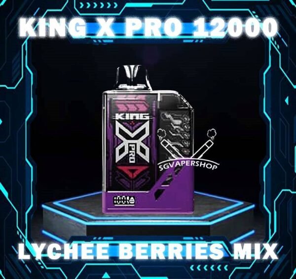 KING X PRO 12000 DISPOSABLE The King X Pro 12000 Disposable device is suitable for both novice and experienced vapers. Its long battery life means that you can enjoy longer sessions without having to worry about having to recharge. With the King X's wide selection of expertly made e-liquid alternatives, you may lose yourself in a world of flavour. Every flavour profile, from juicy fruits to rich sweets, has been carefully crafted. Specification : Nicotine 50mg (5%) Approx. 12000 puffs Child-Lock Safety Booster Button Rechargeable Battery Charging Port: Type-C ⚠️KING X PRO 12000 FLAVOUR LINE UP⚠️ Fresh Watermelon Juice Guava Grape Lychee Berries Mix Mango Guava Watermelon Peanut Oreo Cookie Rootbeer Solero Ice Cream Strawberry Cheesecake Unicorn Milk Watermelon Candy Blackcurrant Honeydew Strawberry Mango Strawberry Watermelon Watermelon Mango Ice Coffee Hazelnut Peanut Butter Choco Peanut Corn Pancake Lemon Drop Sparkling Apple Punch Strawberry Pine Melon SG VAPE COD SAME DAY DELIVERY , CASH ON DELIVERY ONLY. TAKE BULK ORDER /MORE ORDER PLS CONTACT ME : SGVAPERSHOP VIEW OUR DAILY NEWS INFORMATION VAPE : TELEGRAM CHANNEL