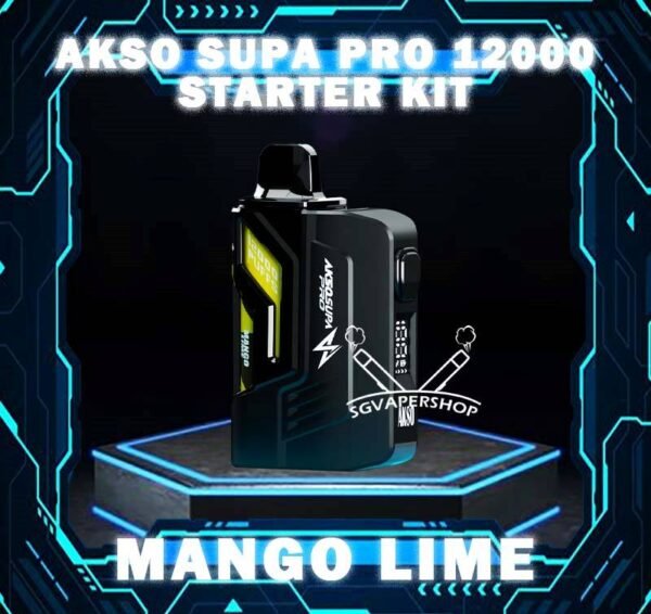 AKSO SUPA PRO 12000 DISPOSABLE Discover the pinnacle of vaping technology with the AKSO Supa Pro close pod systems Disposable . The AKSO SUPA PRO 12000 Puffs Starter Kit It include 1 cartridge and 1 device, providing everything you need to get started. When the cartridge is finish, simply replace it with a new cartridge, reusing the existing battery to save costs. It enhanced by advanced chip sets, which amplifies your satisfaction through the booster button while prioritizing safety with its child lock feature. Lastly, stay updated and informed with accurate indicators for battery and liquid levels. Your ultimate vaping journey awaits! Specification : Nicotine 50mg (5%) Approx. 12000 Puffs Rechargeable Battery Charging Port: Type-C ⚠️AKSO SUPA PRO 12000 FULL SET FLAVOUR LINE UP⚠️ Apple Asam Boi Blackcurrant Yakult Grape Ice Watermelon Mango Lime Minty Gum Nutty Tobacco Peanut Butter Toast Pineapple Mango Pomegranate Plum Guava Rootbeer Triple Mango Strawberry Hami Melon Mango Nata De Coco Strawberry Vanilla Custard Pina Watermelon Strawberry Zesty Grape Watermelon Grape Get Akso Disposable Collection Now . SG VAPE COD SAME DAY DELIVERY , CASH ON DELIVERY ONLY. TAKE BULK ORDER /MORE ORDER PLS CONTACT ME : SGVAPERSHOP VIEW OUR DAILY NEWS INFORMATION VAPE : TELEGRAM CHANNEL