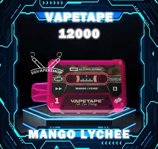 VAPETAPE 12000 DISPOSABLE - VAPE SINGAPORE The Vapetape 12000 Disposable is upgraded device from 8000 puffs. This Product is From ASDF Company also , The Vape tape 12k improve the volume, battery capacity and come with 20 +Plus new flavours. Vape tape 12000 remains classic cassette design which is comfortably in the hand , and the mouthpiece that is shaped to enhance the vaping experience. Discover out signature Double Mango flavor, alongside popular options like Infinity Pod Honeydew Watermelon, Sour Bubblegum , Solero Lime , Watermelon Peach, Gummy Bear, and Strawberry Lemon Tart. For those craving extra sweetness, you can also enjoy Ice Lemon Tea or Red Slurpee flavors. Specification : Nicotine 50mg (5%) Approx. 12000 puffs Mesh Coil Rechargeable Battery Charging Port: Type-C ⚠️VAPETAPE 12000 FLAVOUR LINE UP⚠️ Double Mango Mango Grape Mango Lychee Strawberry Lychee Lychee Blackcurrant Grape Blackcurrant Honeydew Watermelon Pineapple Orange Kiwi Passion Fruit Guava Peach Mixed Berries Lemon Cola Blackcurrant Yakult Gummy Bear Solero Lime Sour Bubblegum Banana Custard Strawberry Lemon Tart Honeydew Blackcurrant Ice Lemon Tea Red Slurpee Grape Bubblegum Yakult Watermelon Peach Peach Lychee SG VAPE COD SAME DAY DELIVERY , CASH ON DELIVERY ONLY. TAKE BULK ORDER /MORE ORDER PLS CONTACT ME : SGVAPERSHOP VIEW OUR DAILY NEWS INFORMATION VAPE : TELEGRAM CHANNEL