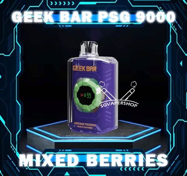 GEEK BAR PSG 9000 DISPOSABLE Geek bar PSG 9000 is official partner of Paris Saint-Germain F.C. It comes with many superior flavours to fulfill Malaysian taste buds. With a massive 9000 puffs, Singapore vapers can use it without hassle of frequent replacements. The Geekbar 9000 has smart screen indicator which keep updating on both battery and e-liquid levels in real time. It also has adjustable air flow which can satisfied different users needs. Specification : Puff : 9000 Puffs Volume : 18ML Flavour Charging : Rechargeable with Type C Coil : Mesh Coil Fully Charged Time : 20mins Nicotine Strength : 5% ⚠️GEEK BAR PSG 9000 FLAVOUR LINE UP⚠️ Chocolate Mocha Classic Double Rootbeer Grape Blackcurrant Mango Blackcurrant Mixed Berries Sirup Bandung Strawberry Watermelon Triple Mango Vanilla Cream Puff Watermelon Pear Apple Asam Boi Dewberry Cream Ice Popsicle Juicy Watermelon Honeydew Melon Mango Pineapple Mother's Milk Strawberry Lemonade Wild Berry Ice Pomegranate Plum Lychee Berry Pineapple Honeydew SG VAPE COD SAME DAY DELIVERY , CASH ON DELIVERY ONLY. TAKE BULK ORDER /MORE ORDER PLS CONTACT ME : SGVAPERSHOP VIEW OUR DAILY NEWS INFORMATION VAPE : TELEGRAM CHANNEL