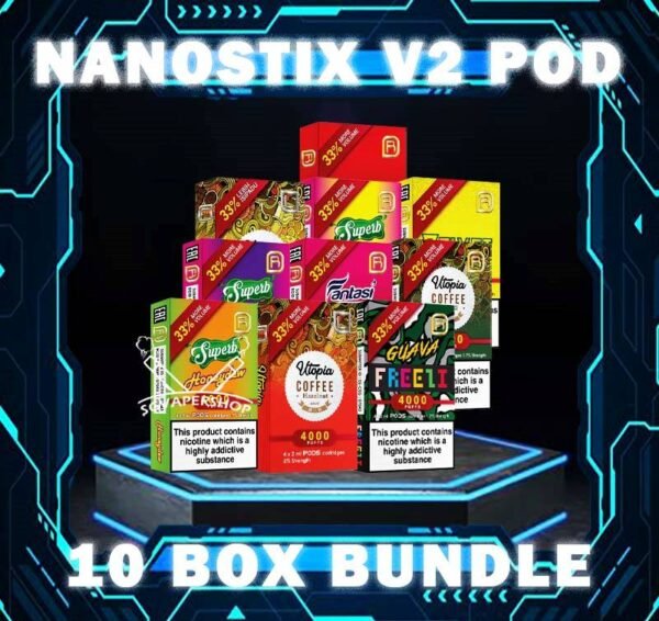 NANOSTIX V2 POD BUNDLE 200 - VAPE SINGAPORE SG COD The NANOSTIX V2 POD BUNDLE 120 Package include : 10x NANOSTIX V2 Pods Flavour (4pcs Per Pack) Free Delivery NanoSTIX NEO Flavour Compatible for NanoSTIX Neo devices (V2) now with 2ml of liquids which is 33% bigger. Available in packs of 4 cartridges in 1 box of NanoPOD Neo. Our 2ml Nano POD Neo come in a wide range of flavors. Don’t be deceived by their compact size; these flavorful little pods contain the equivalent of 45 cigarettes worth of nicotine each, and thanks to our innovative NanoNIC technology using naturally occurring nicotine salts rather than traditional freebase nicotine, delivery is much more efficient. Package Included : 1 Pack of 4 Pods ⚠️NANOSTIX V2 POD FLAVOUR LINE UP⚠️ Apple Banana Vanilla Bubblegum Butterscotch Cream Coffee Grape Ice Grapple Guava Hazelnut Coffee Honeydew Jackfruit Kiwi Rockmelon Lemonade Lychee Mango Mix Creamy Red Mix Fruity Blue Orange Popcorn Caramel Strawberry Apple Strawberry Vanilla Tobacco Classic Tobacco Menthol Velvet Butter Cake NANOSTIX V2 POD ONLY COMPATIBLE WITH NANOSTIX V3 DEVICE SG VAPE COD SAME DAY DELIVERY , CASH ON DELIVERY ONLY. TAKE BULK ORDER /MORE ORDER PLS CONTACT ME : SGVAPERSHOP VIEW OUR DAILY NEWS INFORMATION VAPE : TELEGRAM CHANNEL