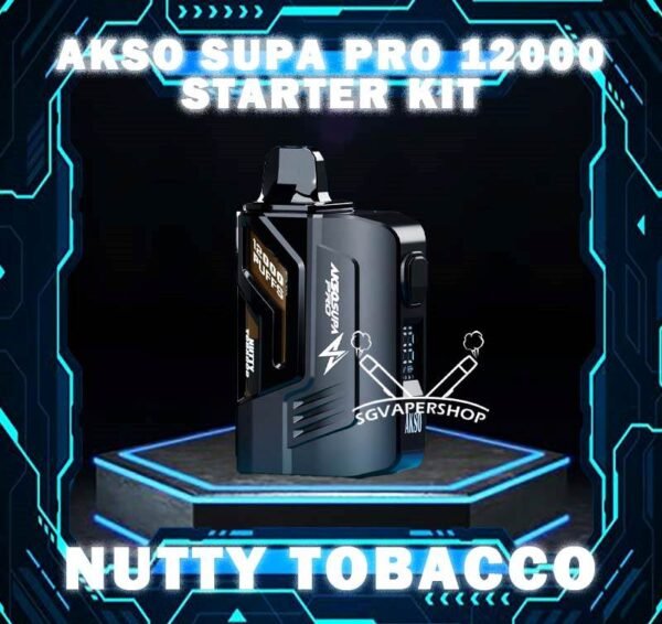 AKSO SUPA PRO 12000 DISPOSABLE Discover the pinnacle of vaping technology with the AKSO Supa Pro close pod systems Disposable . The AKSO SUPA PRO 12000 Puffs Starter Kit It include 1 cartridge and 1 device, providing everything you need to get started. When the cartridge is finish, simply replace it with a new cartridge, reusing the existing battery to save costs. It enhanced by advanced chip sets, which amplifies your satisfaction through the booster button while prioritizing safety with its child lock feature. Lastly, stay updated and informed with accurate indicators for battery and liquid levels. Your ultimate vaping journey awaits! Specification : Nicotine 50mg (5%) Approx. 12000 Puffs Rechargeable Battery Charging Port: Type-C ⚠️AKSO SUPA PRO 12000 FULL SET FLAVOUR LINE UP⚠️ Apple Asam Boi Blackcurrant Yakult Grape Ice Watermelon Mango Lime Minty Gum Nutty Tobacco Peanut Butter Toast Pineapple Mango Pomegranate Plum Guava Rootbeer Triple Mango Strawberry Hami Melon Mango Nata De Coco Strawberry Vanilla Custard Pina Watermelon Strawberry Zesty Grape Watermelon Grape Get Akso Disposable Collection Now . SG VAPE COD SAME DAY DELIVERY , CASH ON DELIVERY ONLY. TAKE BULK ORDER /MORE ORDER PLS CONTACT ME : SGVAPERSHOP VIEW OUR DAILY NEWS INFORMATION VAPE : TELEGRAM CHANNEL