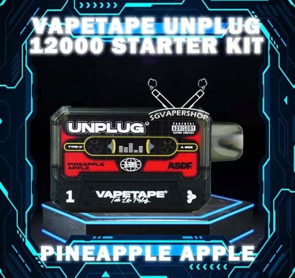 VAPETAPE UNPLUG 12000 DISPOSABLE The Vapetape Unplug 12000 disposable vape provides an excellent vaping experience with a 12,000 puffs capacity. For ease of use and diversity, this disposable vape system combines with a 5% nicotine context and type C charghing port. Its creative design prioritises portability and ease of use while offering a fulfilling vaping experience. Users looking for a longer lasting choice without the inconvenience of refills or recharges may enjoy a customisable and controlled vaping experience with this device's features including adjustable airflow and a battery indicator. Specification : Approx : 12000 Puffs Nicotine : 50mg (5%) Rechargeable Battery 550mAh Adjustable Airflow Child-lock Protection Charging Port: Type-C ⚠️VAPETAPE UNPLUG 12000 FULL SET FLAVOUR LINE UP⚠️ Double Grape Berries Yogurt Blackcurrant Berries Blackcurrant Bubblegum Honeydew Bubblegum Honeydew Slurpee Mango Slurpee Strawberry Grapple Solero Tropical Watermelon Bubblegum Choco Mint Candy Grape Pear Orange Mango Guava Pineapple Apple Ribena Lychee SG VAPE COD SAME DAY DELIVERY , CASH ON DELIVERY ONLY. TAKE BULK ORDER /MORE ORDER PLS CONTACT ME : SGVAPERSHOP VIEW OUR DAILY NEWS INFORMATION VAPE : TELEGRAM CHANNEL