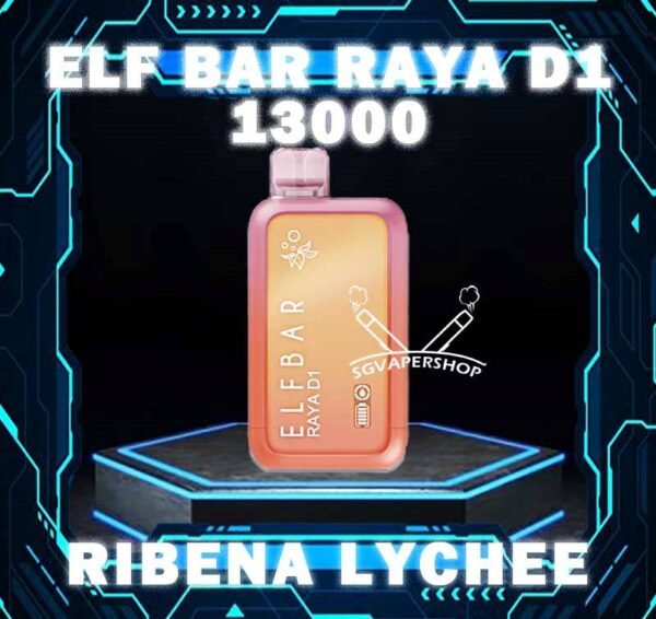 ELF BAR RAYA D1 13000 DISPOSABLE Introduce the ELF BAR RAYA D1,  a premium disposable pod equipped with mesh coil technology, boasting an impressive 13000 Puffs. Crafted by ELFBAR's expert team, the mesh coil ensures a seamless and intense flavor experience with every puff. Moreover, it featuring a screen display that will provide you with information about battery power and the remaining liquid level in your RAYA D1! Specification : Approx. 13000 Puffs Capacity 18ml Rechargeable Battery 650mAh Anti Dry-Burn Protection E-liquid & Power Display Screen Charging Port: Type-C ⚠️ELF BAR RAYA D1 13000 FLAVOUR LINE UP⚠️ Apple Orange Bubblegum Kiwi Guava Grape Mango Lychee Bubblegum Mango Strawberry Ice Cream Peach Lychee Blackcurrant Ribena Lychee Solero Strawberry Guava Lychee Juicy Peach Cola Masam Bubblegum Mix Berries SG VAPE COD SAME DAY DELIVERY , CASH ON DELIVERY ONLY. TAKE BULK ORDER /MORE ORDER PLS CONTACT ME : SGVAPERSHOP VIEW OUR DAILY NEWS INFORMATION VAPE : TELEGRAM CHANNEL