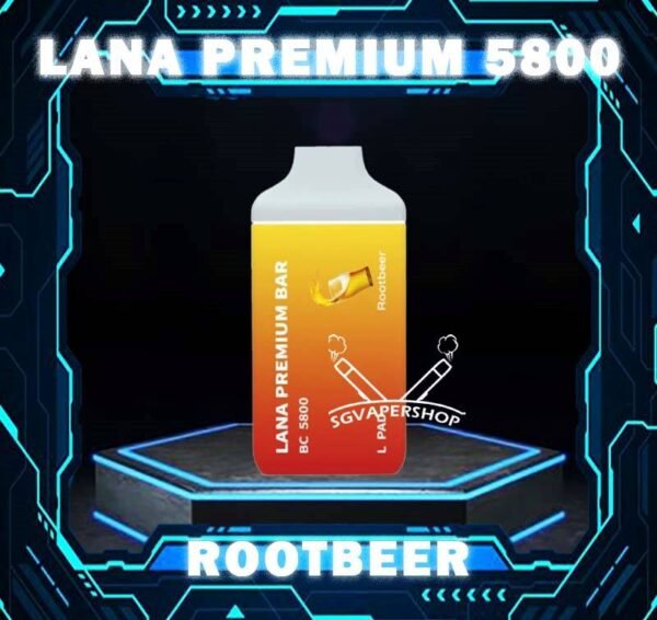 LANA PREMIUM BAR 5800 DISPOSABLE Lana Premium Bar 5800 Disposable Vape is a fantastic choice for anyone looking for a convenient and reliable vaping experience. The kit comes in a compact and light weight design, making it easy to carry with you wherever you go. The device provides up to 5800 puffs, which is more than enough to last for several days of vaping. Additionally, the device is rechargeable, which means that you don’t have to worry about running out of power when you need it most. Another advantage of the Lana Premium Bar 5800  is its ease of use. The device is draw-activated, which means that you simply inhale to activate the device. This makes it ideal for those who are new to vaping or simply prefer a more straightforward experience. Specifition :  Puff : 5800 Puffs Nicotine : 3% Capacity : 13ml Battery : 650mAh Charging : Rechargable with Type C ⚠️LANA PREMIUM BAR 5800 DISPOSABLE FLAVOUR LINE UP⚠️ Apple Grape Banana Ice Champagne Apple Coke Cool Double Mint Golden Armour (Chrysanthemum) Grape Grape Gum Honey Grape Honeydew Lemonade Tea Longjing Tea Lychee Mango Peach Milk Froth Love Coffee Passion Fruit Peach Peach Oolong Tea Pineapple Rootbeer Sprite Lemon Strawberry Banana Strawberry Grape Strawberry Milk Strawberry Watermelon Taste Of The Sea (Sea Salt Lemon) Thai Mango Tie Guan Yin Watermelon Watermelon Lychee Yogurt Yummy Yam SG VAPE COD SAME DAY DELIVERY , CASH ON DELIVERY ONLY. TAKE BULK ORDER /MORE ORDER PLS CONTACT ME : SGVAPERSHOP VIEW OUR DAILY NEWS INFORMATION VAPE : TELEGRAM CHANNEL