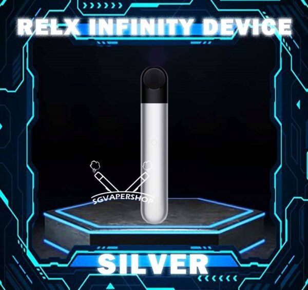 RELX INFINITY DEVICE The Newest addition to the RELX line up! With its innovative leak-resistant maze coil and SmartPace Vibration technology, introducing the RELX Infinity Vape Pod Device Kit! The RELX Infinity is jam packed with various features from its dual charging system and sleek ergonomic design. What sets the RELX Infinity apart? The Infinity optimizes the activation draw to be set at the perfect temperature providing you with rich vapor production and excellent flavor. The device features haptic vibration feedback when you insert the pre-filled pod. Hate Leaky Pods? RELX Infinity pods are leak resistant due to its new maze coil design. The coil features 11 structural layers that prevent internal leaks and condensation for a more secure vaping experience. Supports the new RELX Infinity Portable Charging Cases offering up to 2 and a half extra days of charge with it's 1000maH of battery life. Charging case sold separately. The battery features 380mAH for long lasting everyday usage and a massive 1.9mL capacity for its pre-filled nicotine salt e-juice pods that lasts approximately 650 puffs. pods come in a wide range of flavors to choose from. Specifications : Built-in Battery 380mAh Fast Charging with Type-C Cable SuperSmooth Technology Automatic (Draw activated) Magnetic Pod Connection Portable Charge Case – Sold Separately E-Liquid Capacity: 2ml ⚠️RELX INFINITY DEVICE COMPATIBLE POD WITH⚠️ RELX INFINITY POD ISHO INFINITY POD ZEUZ INFINITY POD LANA INFINITY POD ⚠️RELX INFINITY DEVICE COLOR LINE UP⚠️ Black Red Green Silver Gold Deep Blue Silver Blue Sky Blush SG VAPE COD SAME DAY DELIVERY , CASH ON DELIVERY ONLY. TAKE BULK ORDER /MORE ORDER PLS CONTACT ME : SGVAPERSHOP VIEW OUR DAILY NEWS INFORMATION VAPE : TELEGRAM CHANNEL