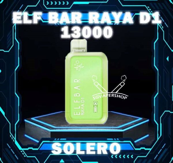 ELF BAR RAYA D1 13000 DISPOSABLE Introduce the ELF BAR RAYA D1,  a premium disposable pod equipped with mesh coil technology, boasting an impressive 13000 Puffs. Crafted by ELFBAR's expert team, the mesh coil ensures a seamless and intense flavor experience with every puff. Moreover, it featuring a screen display that will provide you with information about battery power and the remaining liquid level in your RAYA D1! Specification : Approx. 13000 Puffs Capacity 18ml Rechargeable Battery 650mAh Anti Dry-Burn Protection E-liquid & Power Display Screen Charging Port: Type-C ⚠️ELF BAR RAYA D1 13000 FLAVOUR LINE UP⚠️ Apple Orange Bubblegum Kiwi Guava Grape Mango Lychee Bubblegum Mango Strawberry Ice Cream Peach Lychee Blackcurrant Ribena Lychee Solero Strawberry Guava Lychee Juicy Peach Cola Masam Bubblegum Mix Berries SG VAPE COD SAME DAY DELIVERY , CASH ON DELIVERY ONLY. TAKE BULK ORDER /MORE ORDER PLS CONTACT ME : SGVAPERSHOP VIEW OUR DAILY NEWS INFORMATION VAPE : TELEGRAM CHANNEL
