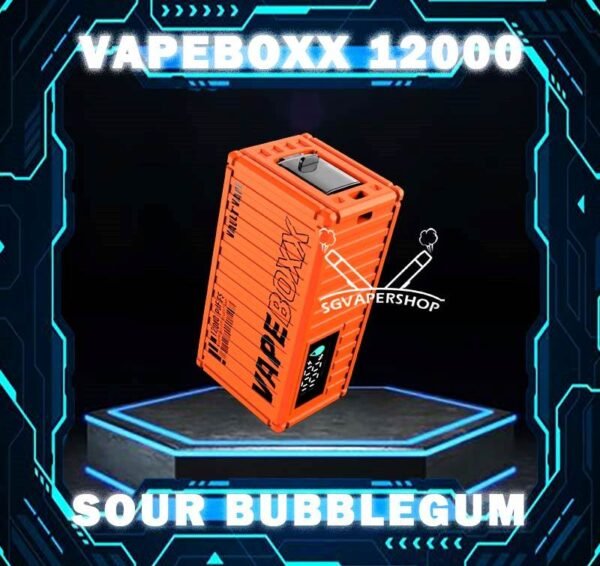 VAPEBOXX 12000 DISPOSABLE The VAPEBOXX 12000 Puffs disposable box from VAULT VAPE is an innovative addition to the vaping market, offering an impressive puff capacity of 12,000 hits with a 5% nicotine concentration. Overall, the VAPEBOXX 12000 Puffs disposable box appears to combine a high puff count with several user-friendly features, making it an appealing choice for vapers seeking convenience, performance, and customization options. Specification : Approx. 12000 puffs Smart Screen Display Airflow Adjustment Hidden Foldable Tip Explosive Cloud Rechargeable Battery Charging Port: Type-C ⚠️VAPEBOXX 12000 FLAVOUR LINE UP⚠️ Hazelnut Coffee Honeydew Melon Gummy Bear Grape Yogurt Double Mango Solero Ice Cream Energy Bull Strawberry Ice Cream Grape Apple Mixed Fruits Sour Bubblegum Original Yakult Grape Sparkling Green Apple Sparkling Lychee Sparkling Blackcurrant Grape Watermelon Bubblegum Kiwi Strawberry Apple SG VAPE COD SAME DAY DELIVERY , CASH ON DELIVERY ONLY. TAKE BULK ORDER /MORE ORDER PLS CONTACT ME : SGVAPERSHOP VIEW OUR DAILY NEWS INFORMATION VAPE : TELEGRAM CHANNEL