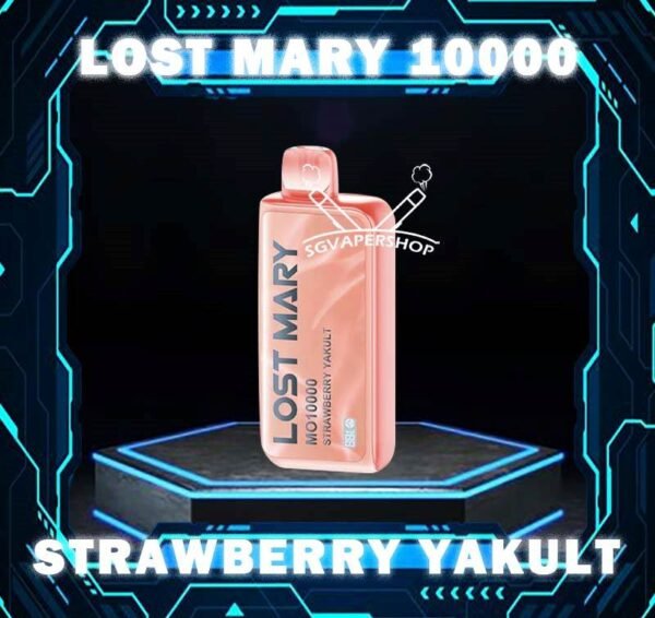 LOST MARY MO 10000 DISPOSABLE The Lost Mary MO 10000 Disposable Vape is a sophisticated and user-friendly vaping device designed for convenience and longevity.  It comes pre-filled with 17mL of e-liquid, ensuring a long-lasting vaping experience without the need for frequent refills. This vape contains a 5% salt nicotine concentration, providing a satisfying hit with each puff. Salt nicotine is known for its smoother throat hit compared to traditional nicotine. Specification : Puff : 10000 Puffs Volume : 17ML Flavour Charging : Rechargeable with Type C Coil : Mesh Coil Fully Charged Time : 20mins Nicotine Strength : 5% ⚠️LOST MARY MO10000 FLAVOUR LINE UP⚠️ Double Apple Strawberry Yakult Solero Lime Rose Grape Triple Mango Blueberry Banana Bubblegum Peach Plus Ice California Clear Lychee Cantaloupe Mango Orange Pineapple SG VAPE COD SAME DAY DELIVERY , CASH ON DELIVERY ONLY. TAKE BULK ORDER /MORE ORDER PLS CONTACT ME : SGVAPERSHOP VIEW OUR DAILY NEWS INFORMATION VAPE : TELEGRAM CHANNEL