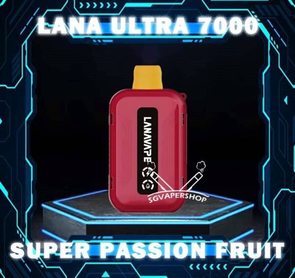 LANA ULTRA 7000 DISPOSABLE The LANA Ultra 7000 Puffs disposable vape is a vaporizer that contains 3% nicotine. This disposable device is designed to provide users with the best quality vapor possible, making it an excellent choice for those who enjoy nicotine. This device was specifically created to offer a superior experience for nicotine enthusiasts and can enhance your buzz for a significant amount of time. lt's featured an intelligent LED display shows the battery life and eliquid indicator. The battery life is shown in a percentage. The e-Liquid indicator is shown as a waterdrop let with lines in it. It is with mesh coil. These devices use a heating element that has mesh material, creating a larger surface area for the e-liquid to contact and heat up evenly. The more lines in the droplet, the higher the juice amount is. It is the perfect choice for vapers looking for a high-quality, long-lasting, and convenient vape. With its impressive 10ML capacity and 550mAh battery, this device is designed to last fordays, delivering up to 7000 puffs per device. The LANA Ultra 7000 Puffs disposable vape with strong flavors that outlast the competition. Specifition :  Nicotine 30mg (3%) Approx. 7000 puffs Capacity 10ml Rechargeable Battery 550mAh Charging Port: Type-C ⚠️LANA ULTRA 7000 DISPOSABLE FLAVOUR LINE UP⚠️ Chilled Watermelon Cool Lychee Cool Sarsi Double Mint Dongding Oolong Tea Grape Ribena Honey Grape Jasmine Longjing Tea Lemon Cola Lemon Grapefruit Mango Yakult Mixed Berries Mung Bean Ice Peach Oolong Sea Salt Lemon Super Passion Fruit Strawberry Kiwi Strawberry Watermelon Tieguanyin Tea Ultra Freeze SG VAPE COD SAME DAY DELIVERY , CASH ON DELIVERY ONLY. TAKE BULK ORDER /MORE ORDER PLS CONTACT ME : SGVAPERSHOP VIEW OUR DAILY NEWS INFORMATION VAPE : TELEGRAM CHANNEL