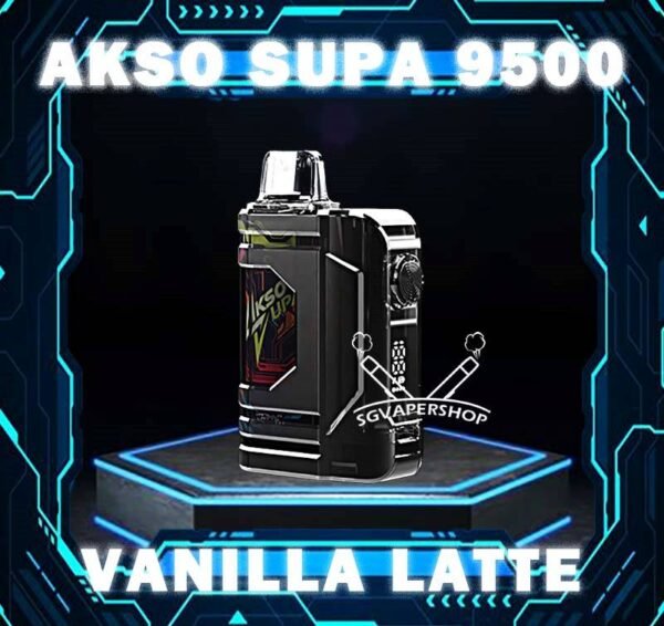 AKSO SUPA 9500 DISPOSABLE AKSO SUPA 9500 disposable are one of the smash-market vape in Malaysia. They pack a rechargeable battery and come prefilled with a whopping 9.5ml of liquid together with an indicator special for battery and liquid level. This allows you to vape longer on a single disposable and makes the AKSO SUPA a great option for traveling, extended road trips, or even just day-to-day use. Each AKSO SUPA disposable will last for 9500 puffs. Each AKSO SUPA delivers a great flavoring, a satisfying draw and the indicator; three fastors that make for a great disposable. They feel really good in the hand as the rounded it ergonomic to hold vape with. The AKSO SUPA is available more Flavour for you to choose. Adjustable Airflow Some of the AKSO product comes with airflow adjustable, same goes with AKSO SUPA. The function for your satisfying your daily vape. 9500 Puffs Number of puff can long last more than 1 week with a great usage of a pad. Battery & Liquid Indicator The great function of the indicator to alert you the power of battery and the liquid level in the pod. 9.5ml The high amount of liquid with a great consistency taste since the first puff. Specification : Up to 9500 Puffs under specific conditions. Type C Rechargeable Smart Screen Indicator for Battery & E-liquid Safety Child Lock Button Adjustable Airflow Booster Button ⚠️AKSO SUPA 9500 FLAVOUR LINE UP⚠️ Apple Asam Boi Blackberry Ice Blackcurrant Yakult Creamy Milk Grape Ice Ice Cream Cake Green Grape Lychee Longan Super Ice Mint Taro Ice Cream Mango Yakult Nutty Tobacco Rootbeer Solero Strawberry Vanilla Donut Vanilla Latte Watermelon Ice Yakult Melony Gum Strawberry Gum Guava Asam Mango Ice Get Akso Disposable Collection Now . SG VAPE COD SAME DAY DELIVERY , CASH ON DELIVERY ONLY. TAKE BULK ORDER /MORE ORDER PLS CONTACT ME : SGVAPERSHOP VIEW OUR DAILY NEWS INFORMATION VAPE : TELEGRAM CHANNEL