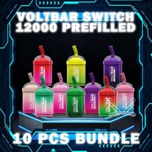 10PCS VOLTBAR 12000 PRE-FILLED POD BUNDLE - SG VAPER SHOP The 10PCS VOLTBAR 12000 PRE-FILLED POD BUNDLE Package include : 10 x VOLTBAR 12K PUFFS PRE-FILLED POD 1 x Free Gift Free Delivery VOLTBAR SWITCH 12000 Puffs Disposable has the ultimate prefilled pod kit with 18 flavors, mesmerizing RGB lights, and incredible 12,000 puffs. Experience seamless performance, easy portability, and a visually stunning vaping experience. It include 1 cartridge and 1 device, providing everything you need to get started. When the cartridge is finish, simply replace it with a new cartridge, reusing the existing battery to save costs. Specification : Nicotine : 50mg (5%) Approx. 12000 puffs Rechargeable Battery Charging Port: Type-C ⚠️VOLTBAR SWITCH 12000 PRE-FILLED POD FLAVOUR LINE UP⚠️ Mango Watermelon Mint Chewing Gum Strawberry Grape Grape Bubblegum Strawberry Yakult Strawberry Ice Watermelon Kiwi Strawberry Apple Watermelon Lychee Blackcurrant Melon Hawaiian Mango Honeydew Mango Kiwi Passion Yakult Ribena Watermelon Bubblegum Watermelon Ice Yakult Original Mix Fruit Strawberry Cream Peppermint Peach Mango Vanilla Tobacco Cream Tobacco Blackcurrant Honeydew Blackcurrant Lychee Cappuccino Double Grape Energy Drink Emerald Slush (Honeydew) Grape Yakult Green Gala Slush (Green Apple) Golden Slush (Mango) Gummy Dreams Hazelnut Coffee Honey Crystal Ice (Menthol Ice) Honeydew Bubblegum Honeydew Ice Cream Java Chip (Chocolate Coffee) Lychee Longan Mango Bubblegum Mango Vanilla Mango Yakult Nescafe Gold Pink Guava Red Slush (Strawberry) Rootbeer Ribena Yakult Sakura Grape Solero Lime Sour Apple Sour Bubblegum Strawberry Blackcurrant Strawberry Bubblegum Strawberry Ice Cream Strawberry Vanilla Strawberry Watermelon Taro Yam Tropical Sunrise (Pineapple) Zesty Slush (Lemon) *This Product only for Cartridge Pod , If want Battery with Pod collect here. SG VAPE COD SAME DAY DELIVERY , CASH ON DELIVERY ONLY. TAKE BULK ORDER /MORE ORDER PLS CONTACT ME : SGVAPERSHOP VIEW OUR DAILY NEWS INFORMATION VAPE : TELEGRAM CHANNEL