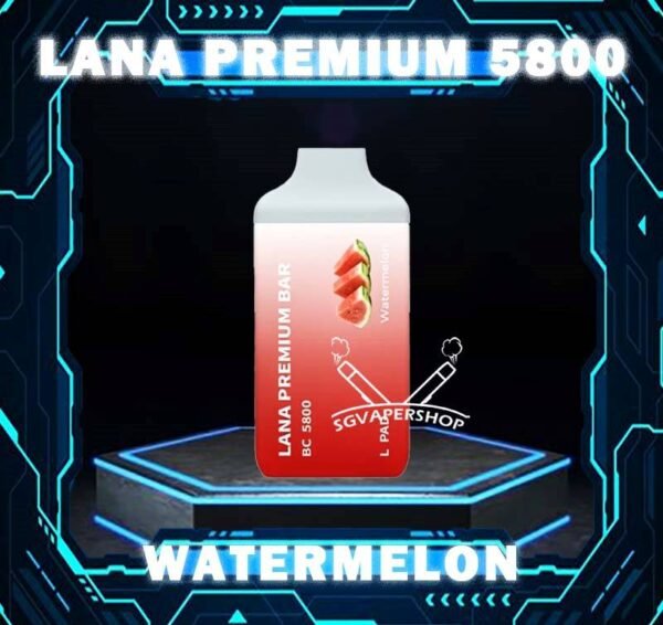 LANA PREMIUM BAR 5800 DISPOSABLE Lana Premium Bar 5800 Disposable Vape is a fantastic choice for anyone looking for a convenient and reliable vaping experience. The kit comes in a compact and light weight design, making it easy to carry with you wherever you go. The device provides up to 5800 puffs, which is more than enough to last for several days of vaping. Additionally, the device is rechargeable, which means that you don’t have to worry about running out of power when you need it most. Another advantage of the Lana Premium Bar 5800  is its ease of use. The device is draw-activated, which means that you simply inhale to activate the device. This makes it ideal for those who are new to vaping or simply prefer a more straightforward experience. Specifition :  Puff : 5800 Puffs Nicotine : 3% Capacity : 13ml Battery : 650mAh Charging : Rechargable with Type C ⚠️LANA PREMIUM BAR 5800 DISPOSABLE FLAVOUR LINE UP⚠️ Apple Grape Banana Ice Champagne Apple Coke Cool Double Mint Golden Armour (Chrysanthemum) Grape Grape Gum Honey Grape Honeydew Lemonade Tea Longjing Tea Lychee Mango Peach Milk Froth Love Coffee Passion Fruit Peach Peach Oolong Tea Pineapple Rootbeer Sprite Lemon Strawberry Banana Strawberry Grape Strawberry Milk Strawberry Watermelon Taste Of The Sea (Sea Salt Lemon) Thai Mango Tie Guan Yin Watermelon Watermelon Lychee Yogurt Yummy Yam SG VAPE COD SAME DAY DELIVERY , CASH ON DELIVERY ONLY. TAKE BULK ORDER /MORE ORDER PLS CONTACT ME : SGVAPERSHOP VIEW OUR DAILY NEWS INFORMATION VAPE : TELEGRAM CHANNEL