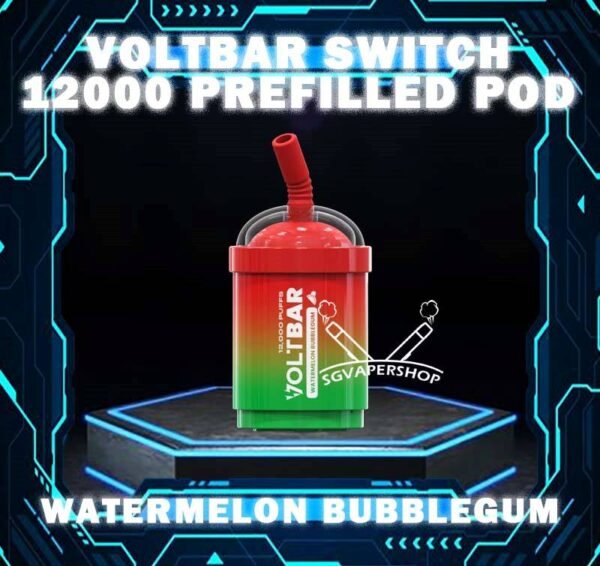 VOLTBAR SWITCH 12000 DISPOSABLE POD VOLTBAR SWITCH 12000 Puffs Disposable has the ultimate prefilled pod kit with 18 flavors, mesmerizing RGB lights, and incredible 12,000 puffs. Experience seamless performance, easy portability, and a visually stunning vaping experience. It include 1 cartridge and 1 device, providing everything you need to get started. When the cartridge is finish, simply replace it with a new cartridge, reusing the existing battery to save costs. Specification : Nicotine : 50mg (5%) Approx. 12000 puffs Rechargeable Battery Charging Port: Type-C ⚠️VOLTBAR SWITCH 12000 CARTRIDGE POD FLAVOUR LINE UP⚠️ Mango Watermelon Mint Chewing Gum Strawberry Grape Grape Bubblegum Strawberry Yakult Strawberry Ice Watermelon Kiwi Strawberry Apple Watermelon Lychee Blackcurrant Melon Hawaiian Mango Honeydew Mango Kiwi Passion Yakult Ribena Watermelon Bubblegum Watermelon Ice Yakult Original Mix Fruit Strawberry Cream Peppermint Peach Mango Vanilla Tobacco Cream Tobacco Blackcurrant Honeydew Blackcurrant Lychee Cappuccino Double Grape Energy Drink Emerald Slush (Honeydew) Grape Yakult Green Gala Slush (Green Apple) Golden Slush (Mango) Gummy Dreams Hazelnut Coffee Honey Crystal Ice (Menthol Ice) Honeydew Bubblegum Honeydew Ice Cream Java Chip (Chocolate Coffee) Lychee Longan Mango Bubblegum Mango Vanilla Mango Yakult Nescafe Gold Pink Guava Red Slush (Strawberry) Rootbeer Ribena Yakult Sakura Grape Solero Lime Sour Apple Sour Bubblegum Strawberry Blackcurrant Strawberry Bubblegum Strawberry Ice Cream Strawberry Vanilla Strawberry Watermelon Taro Yam Tropical Sunrise (Pineapple) Zesty Slush (Lemon) *This Product only for Cartridge Pod , If want Battery with Pod collect here. SG VAPE COD SAME DAY DELIVERY , CASH ON DELIVERY ONLY. TAKE BULK ORDER /MORE ORDER PLS CONTACT ME : SGVAPERSHOP VIEW OUR DAILY NEWS INFORMATION VAPE : TELEGRAM CHANNEL