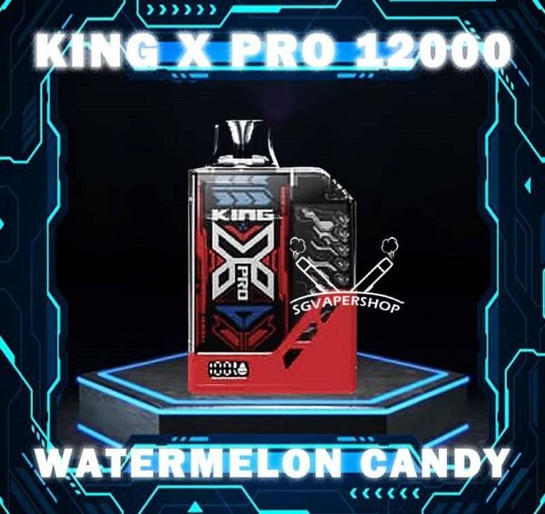 KING X PRO 12000 DISPOSABLE The King X Pro 12000 Disposable device is suitable for both novice and experienced vapers. Its long battery life means that you can enjoy longer sessions without having to worry about having to recharge. With the King X's wide selection of expertly made e-liquid alternatives, you may lose yourself in a world of flavour. Every flavour profile, from juicy fruits to rich sweets, has been carefully crafted. Specification : Nicotine 50mg (5%) Approx. 12000 puffs Child-Lock Safety Booster Button Rechargeable Battery Charging Port: Type-C ⚠️KING X PRO 12000 FLAVOUR LINE UP⚠️ Fresh Watermelon Juice Guava Grape Lychee Berries Mix Mango Guava Watermelon Peanut Oreo Cookie Rootbeer Solero Ice Cream Strawberry Cheesecake Unicorn Milk Watermelon Candy Blackcurrant Honeydew Strawberry Mango Strawberry Watermelon Watermelon Mango Ice Coffee Hazelnut Peanut Butter Choco Peanut Corn Pancake Lemon Drop Sparkling Apple Punch Strawberry Pine Melon SG VAPE COD SAME DAY DELIVERY , CASH ON DELIVERY ONLY. TAKE BULK ORDER /MORE ORDER PLS CONTACT ME : SGVAPERSHOP VIEW OUR DAILY NEWS INFORMATION VAPE : TELEGRAM CHANNEL