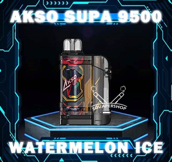 AKSO SUPA 9500 DISPOSABLE AKSO SUPA 9500 disposable are one of the smash-market vape in Malaysia. They pack a rechargeable battery and come prefilled with a whopping 9.5ml of liquid together with an indicator special for battery and liquid level. This allows you to vape longer on a single disposable and makes the AKSO SUPA a great option for traveling, extended road trips, or even just day-to-day use. Each AKSO SUPA disposable will last for 9500 puffs. Each AKSO SUPA delivers a great flavoring, a satisfying draw and the indicator; three fastors that make for a great disposable. They feel really good in the hand as the rounded it ergonomic to hold vape with. The AKSO SUPA is available more Flavour for you to choose. Adjustable Airflow Some of the AKSO product comes with airflow adjustable, same goes with AKSO SUPA. The function for your satisfying your daily vape. 9500 Puffs Number of puff can long last more than 1 week with a great usage of a pad. Battery & Liquid Indicator The great function of the indicator to alert you the power of battery and the liquid level in the pod. 9.5ml The high amount of liquid with a great consistency taste since the first puff. Specification : Up to 9500 Puffs under specific conditions. Type C Rechargeable Smart Screen Indicator for Battery & E-liquid Safety Child Lock Button Adjustable Airflow Booster Button ⚠️AKSO SUPA 9500 FLAVOUR LINE UP⚠️ Apple Asam Boi Blackberry Ice Blackcurrant Yakult Creamy Milk Grape Ice Ice Cream Cake Green Grape Lychee Longan Super Ice Mint Taro Ice Cream Mango Yakult Nutty Tobacco Rootbeer Solero Strawberry Vanilla Donut Vanilla Latte Watermelon Ice Yakult Melony Gum Strawberry Gum Guava Asam Mango Ice Get Akso Disposable Collection Now . SG VAPE COD SAME DAY DELIVERY , CASH ON DELIVERY ONLY. TAKE BULK ORDER /MORE ORDER PLS CONTACT ME : SGVAPERSHOP VIEW OUR DAILY NEWS INFORMATION VAPE : TELEGRAM CHANNEL