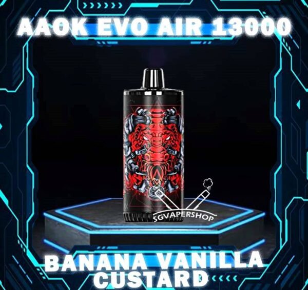 AAOK EVO AIR 13000 DISPOSABLE - VAPE SINGAPORE SG COD The AAOK EVO AIR 13000 DISPOSABLE is a Airjuatable Airflow Vape , Ready stock in vape singapore Sg Vape Cod. Available 10 Flavour line up for you choose. Get it now with SG VAPER SHOP ! Specification : Puffs: 13k Puffs Battery Capacity: 600mAh Charging Interface: Type-C Capacity:17ml Airjuatable Airflow ⚠️AAOK EVO AIR 13000 FLAVOUR LINE UP⚠️ Apple Pie Banana Vanilla Custard Candy Guava Mint Grape Apple Ice Oat Milk Pineapple Colada Pear Watermelon Root Beer Sirap Bandung Strawberry Vanilla SG VAPE COD SAME DAY DELIVERY , CASH ON DELIVERY ONLY. TAKE BULK ORDER /MORE ORDER PLS CONTACT ME : SGVAPERSHOP VIEW OUR DAILY NEWS INFORMATION VAPE : TELEGRAM CHANNEL