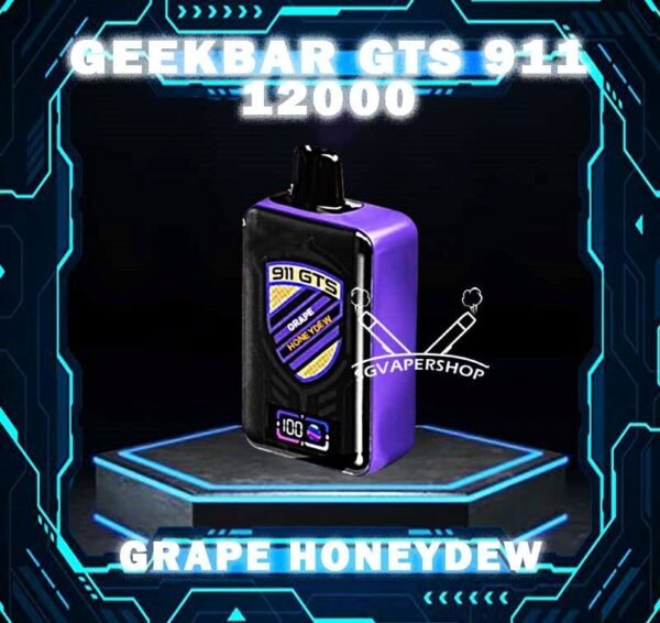 GEEKBAR GTS 911 12000 DISPOSABLE - VAPE SINGAPORE SG COD Discover the latest Geekbar Gts 911 12000 disposable vape at our SG vape Center in Singapore. We offer authentic vape products for an unparalleled vaping experience. Specifition :  Puff : 12,000 Puffs Coil : Dual Mesh coil Battery Capacity : Type-C Rechargeable Nicotine Strength : 5% Charging Time : Roughly 10 min - 15 min ⚠️GEEKBAR GTS 911 12000 FLAVOUR LINE UP⚠️ Aloe Honeydew ChocoMocha Grape Honeydew Grape Lychee Mango Berries Mango Pineapple Peanut Butter Strawberry Lime Vanilla Cream Puffs Watermelon Kiwi Guava SG VAPE COD SAME DAY DELIVERY , CASH ON DELIVERY ONLY. TAKE BULK ORDER /MORE ORDER PLS CONTACT ME : SGVAPERSHOP VIEW OUR DAILY NEWS INFORMATION VAPE : TELEGRAM CHANNEL