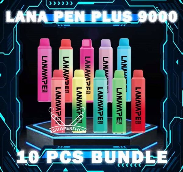 10PCS LANA PEN PLUS 9000 DISPOSABLE BUNDLE - SG VAPER SHOP SINGAPORE The 10PCS LANA PEN PLUS 9000 DISPOSABLE BUNDLE Package include : 10 x LANA PEN PLUS 9K PUFFS 1 x Free Gift Free Delivery The Lana Pen Plus 9000 disposable vape is cool design and it is rechargeable. It contains nicotine salt e-juice and vapes up to 9000 puffs.  There are many flavours for you to choose from. The rechargeable port at the bottom of the device guarantees you finish the last drop of the e-juice in the tank every time. it is welcome by many vapers due to the vaping taste and the appearance,there are 10 different flavors for choose, the LED Flash  will change color when vaping, looks cool too. ⚠️LANA PEN PLUS 9000 FLAVOUR LINE UP⚠️ Frozen Lychee Frozen Tie Guan Yin Frozen Super Mint Frozen Strawberry Watermelon Frozen Sea Salt Lemon Frozen Strawberry Kiwi Frozen Passion Fruit Frozen Watermelon Frozen Grape Frozen Bubble Gum Mango Peach Kiwi Passion Fruit Guava Mixed Fruit Strawberry Milk Blue Raspberry Pomegranate Apple Cantaloupe Grape Watermelon Lychee Mint Passion Fruit Pomelo Blackcurrant Mint Taro Ice Cream SG VAPE COD SAME DAY DELIVERY , CASH ON DELIVERY ONLY. TAKE BULK ORDER /MORE ORDER PLS CONTACT ME : SGVAPERSHOP VIEW OUR DAILY NEWS INFORMATION VAPE : TELEGRAM CHANNEL